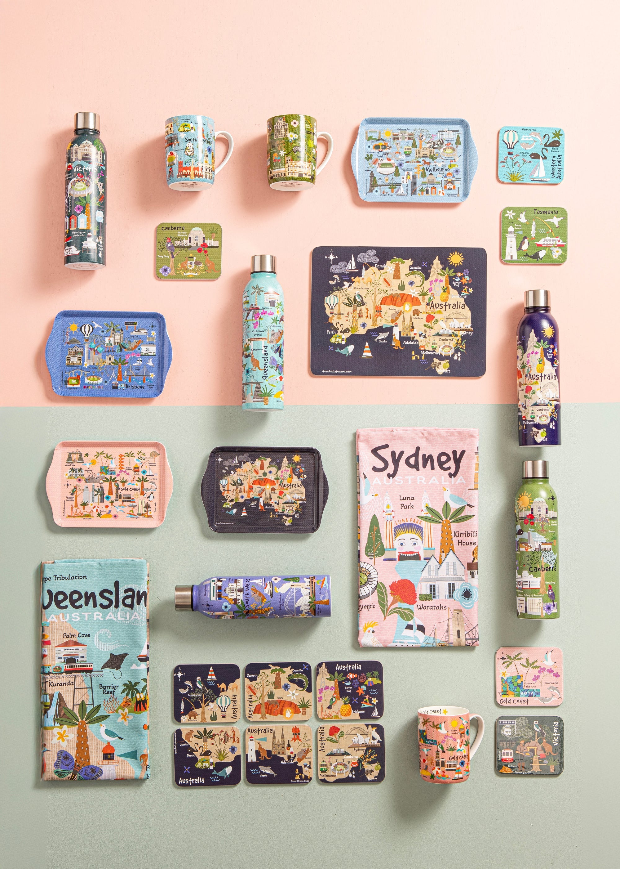 Ashdene Land Down Under WA 2pk Scatter Tray