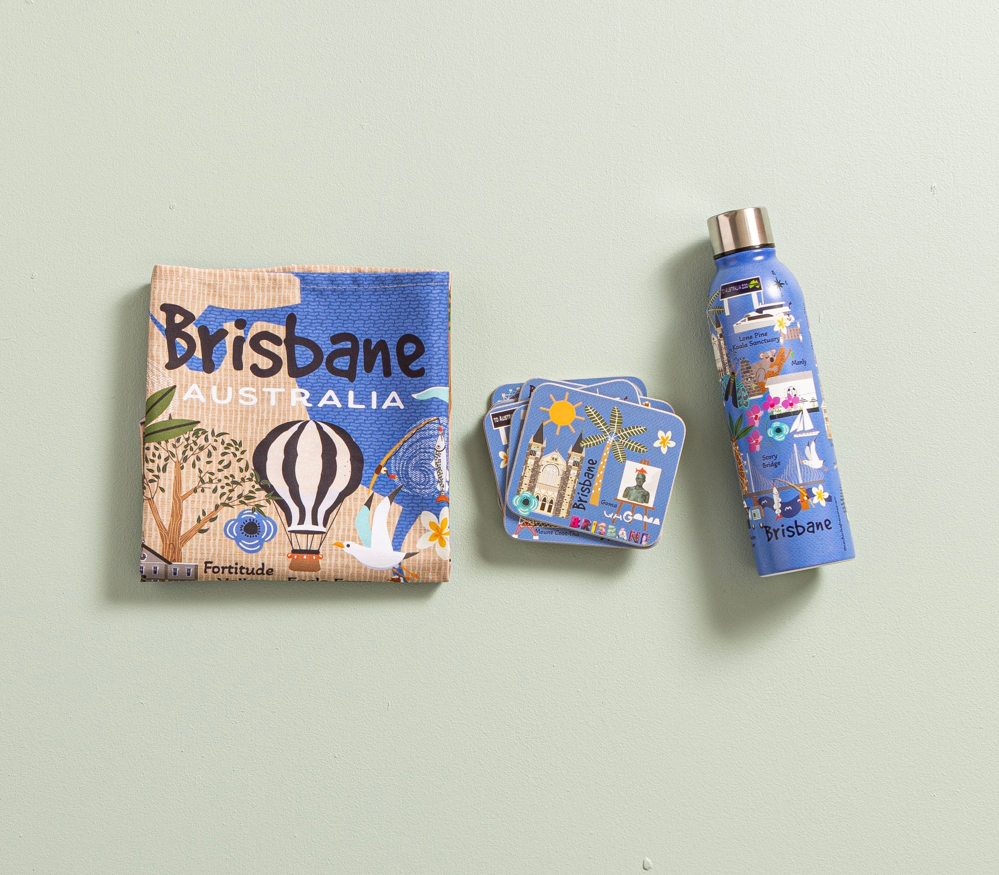 Ashdene Land Down Under Brisbane Kitchen Towel