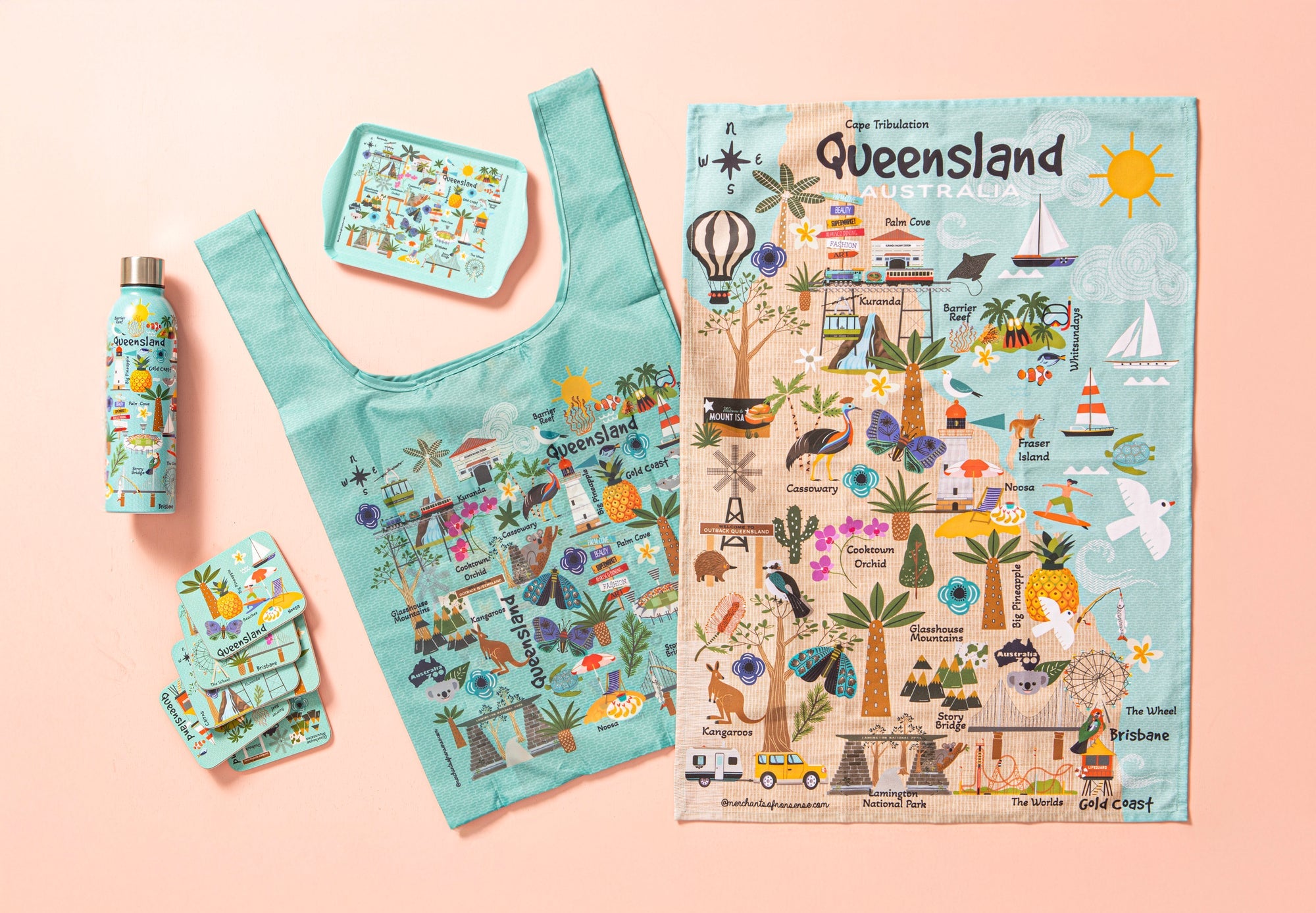 Ashdene Land Down Under Qld Shopping Bag