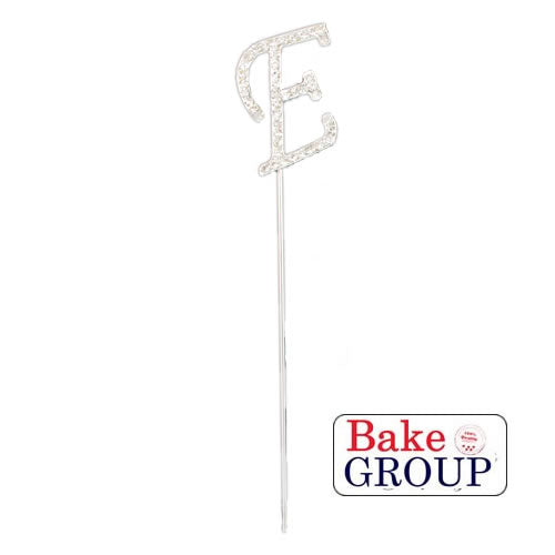 Bake Group Diamante Letter E 4cm