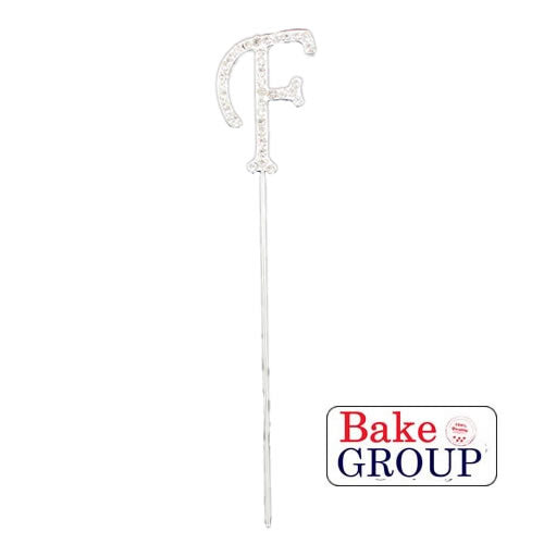 Bake Group Diamante Letter F 4cm