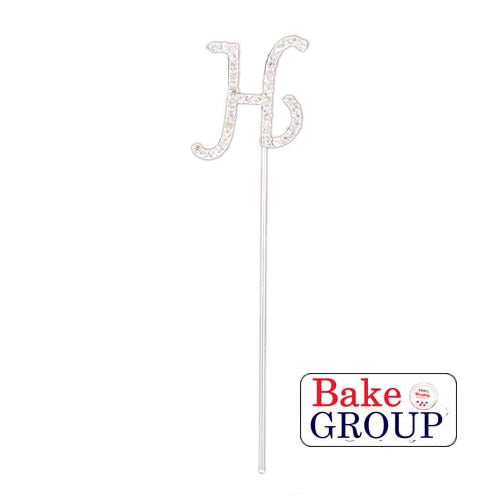Bake Group Diamante Letter H 4cm