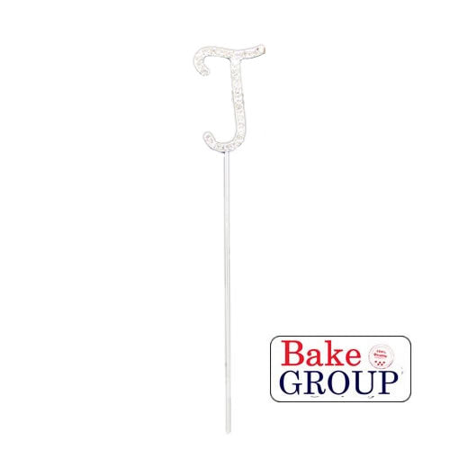 Bake Group Diamante Letter J 4cm