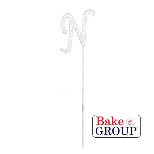 Bake Group Diamante Letter N 4cm