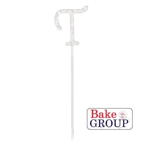 Bake Group Diamante Letter T 4cm