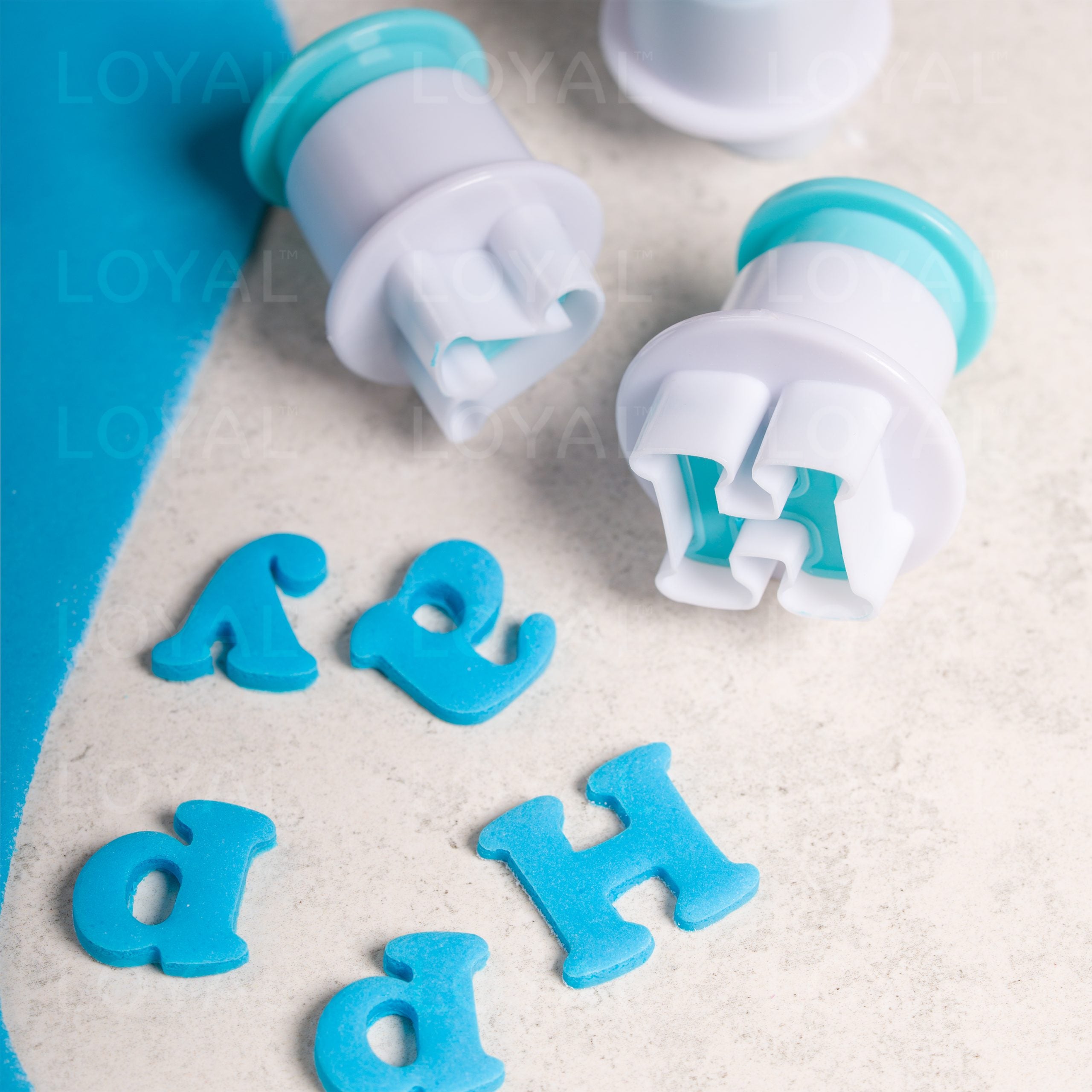 LOYAL Alphabet Cutter Set Lower Case Mini 26 Piece