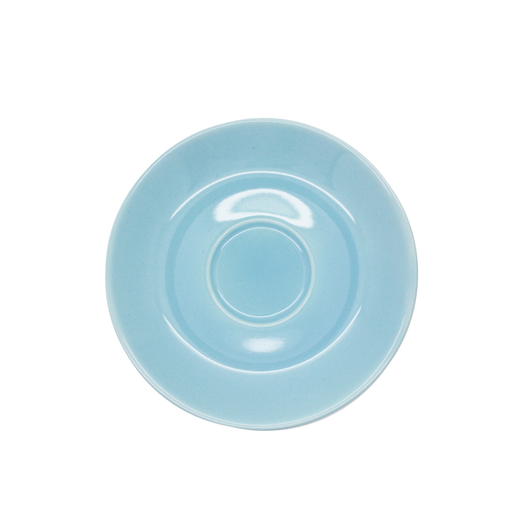 Incafe Pastel Blue Espresso Saucer 6 Piece