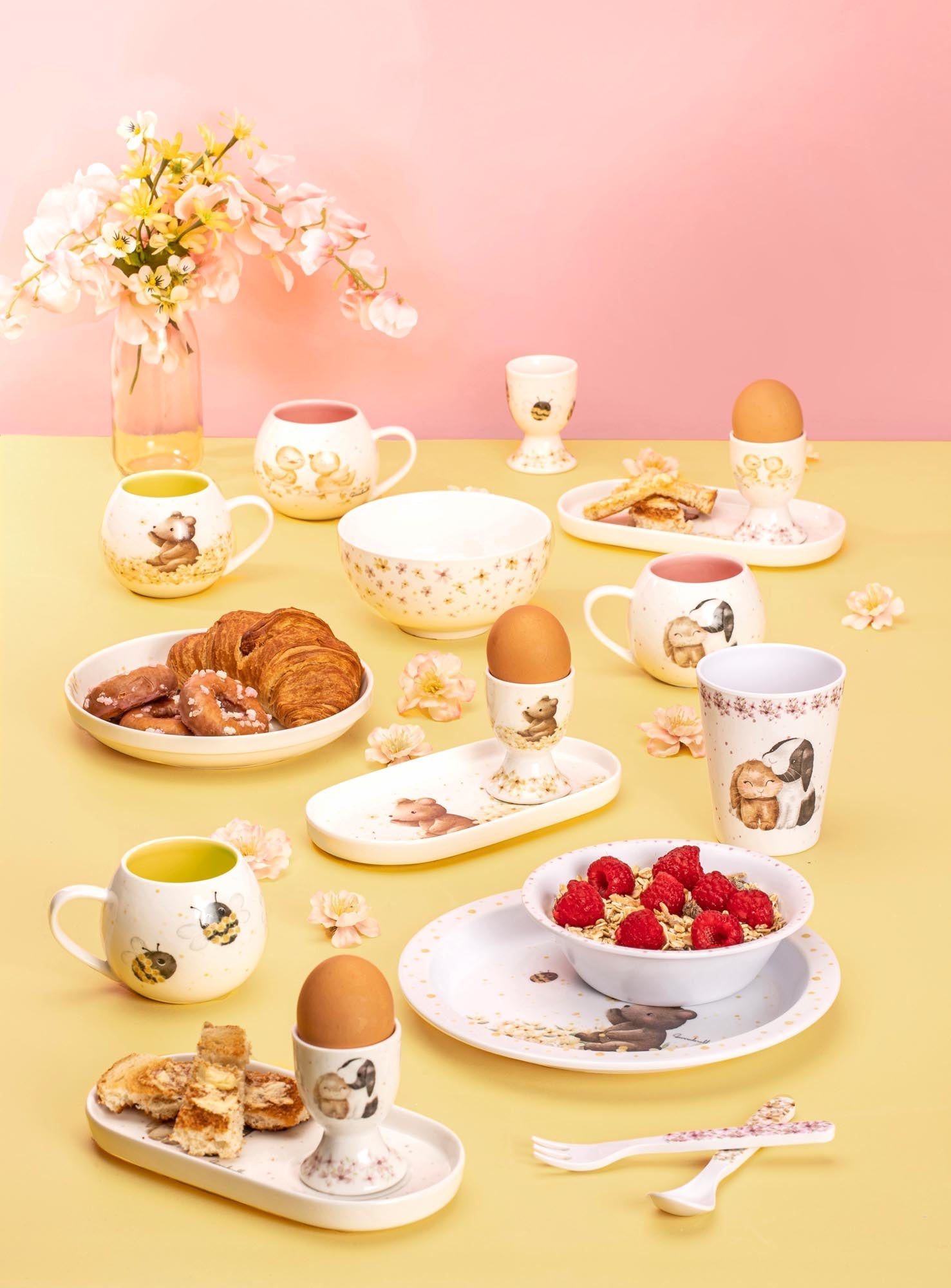 Ashdene Little Darlings Baby Bear Mini Mug & Plate Set