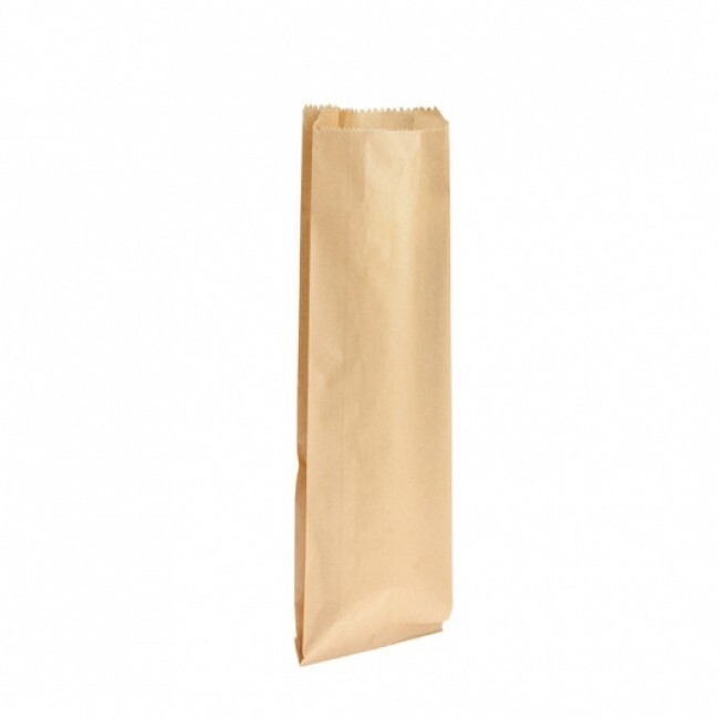 Longfine Single Bottle Bag Paper 1 Brown 500 Pack