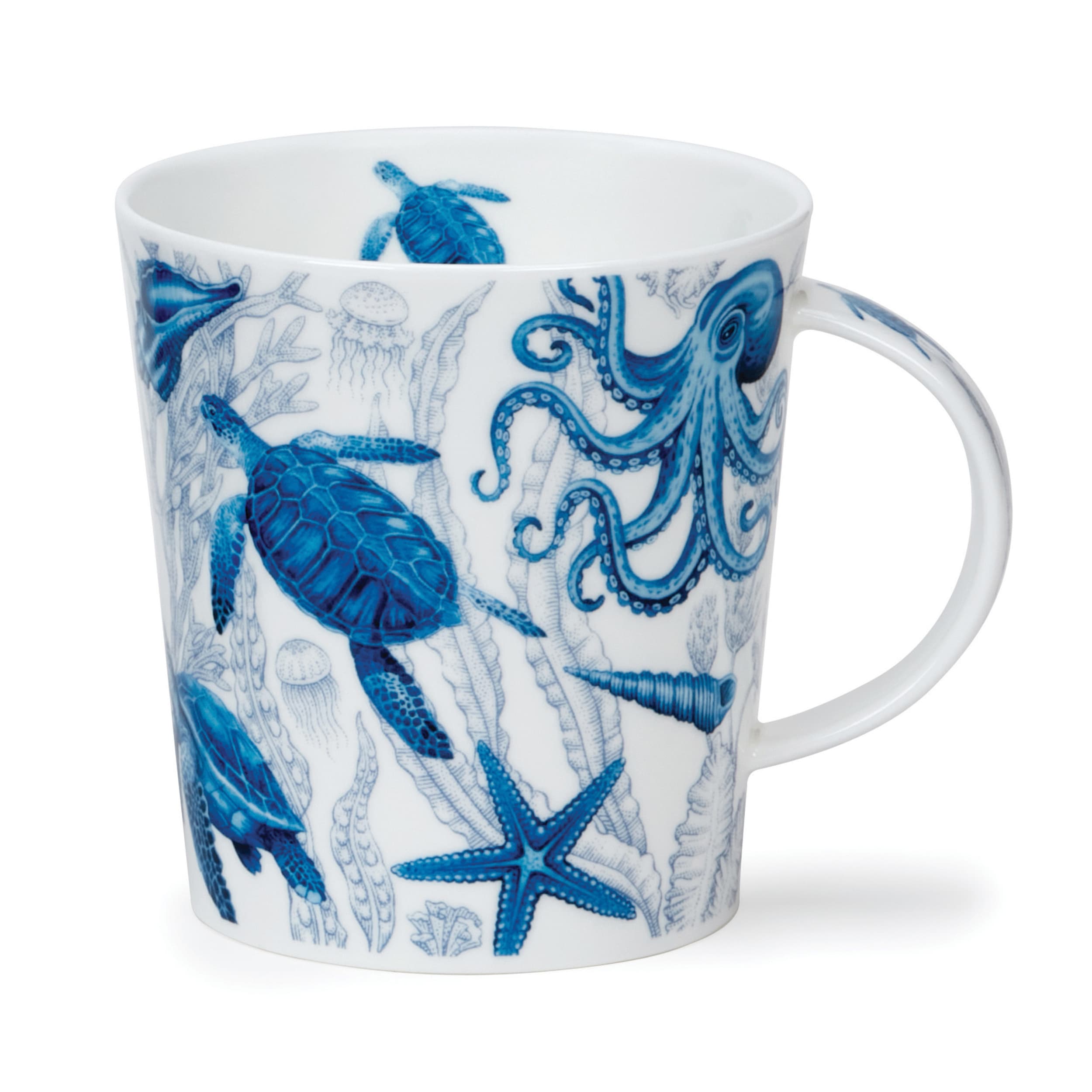 Dunoon Lomond Blue Ocean Turtle Mug 320ml