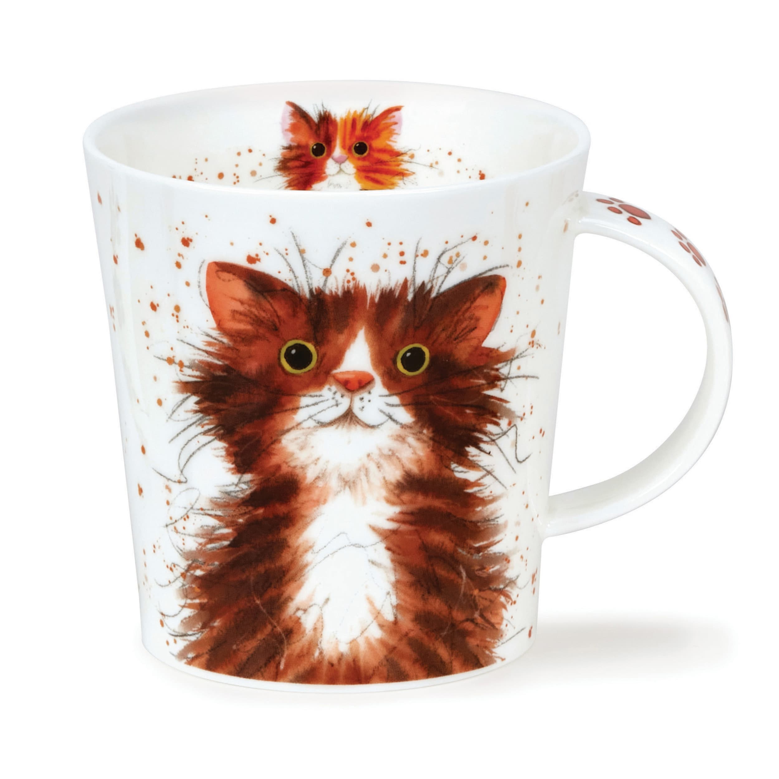 Dunoon Lomond Catter Splatter Tabby Mug 320ml
