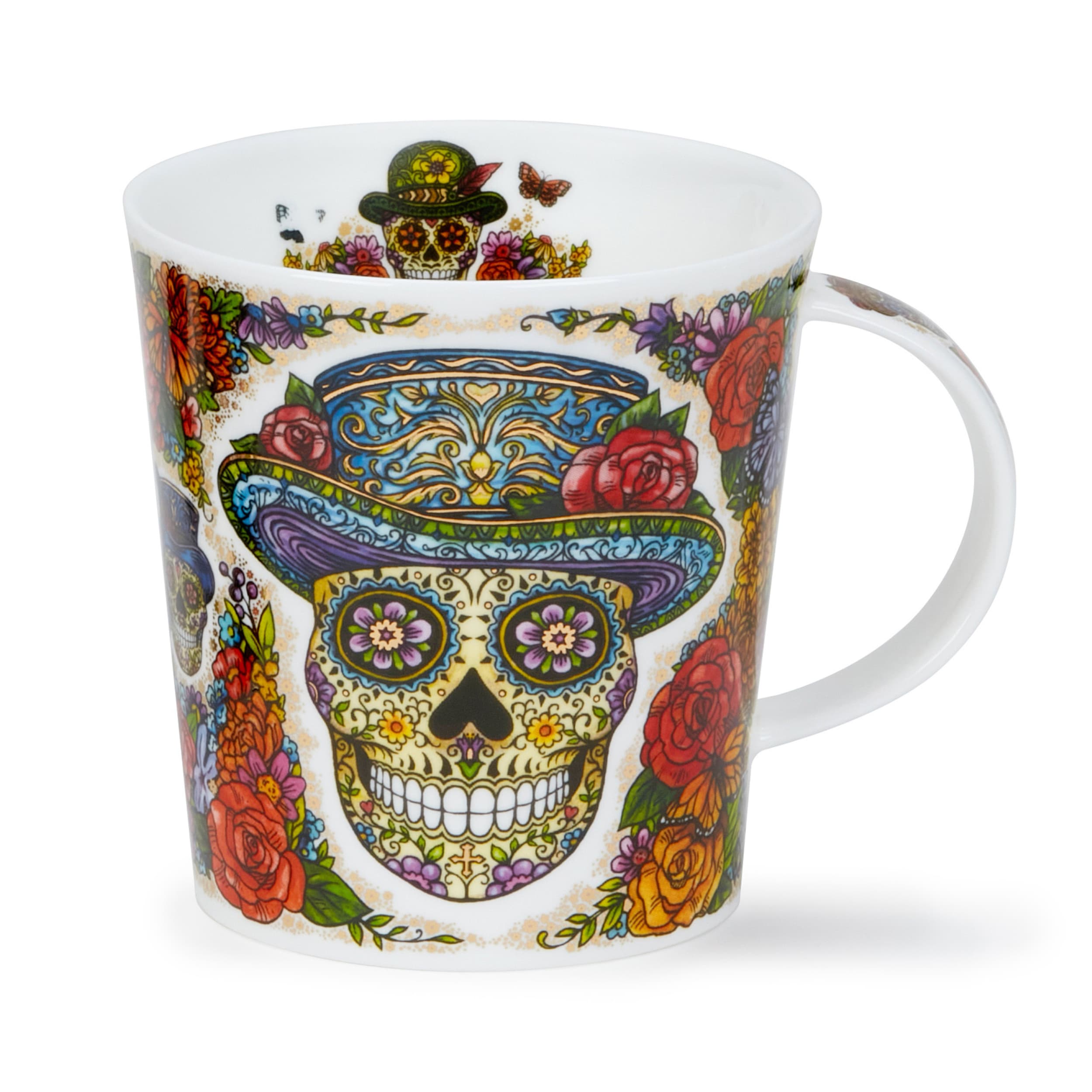 Dunoon Lomond Dia De Muertos Hat Mug 320ml