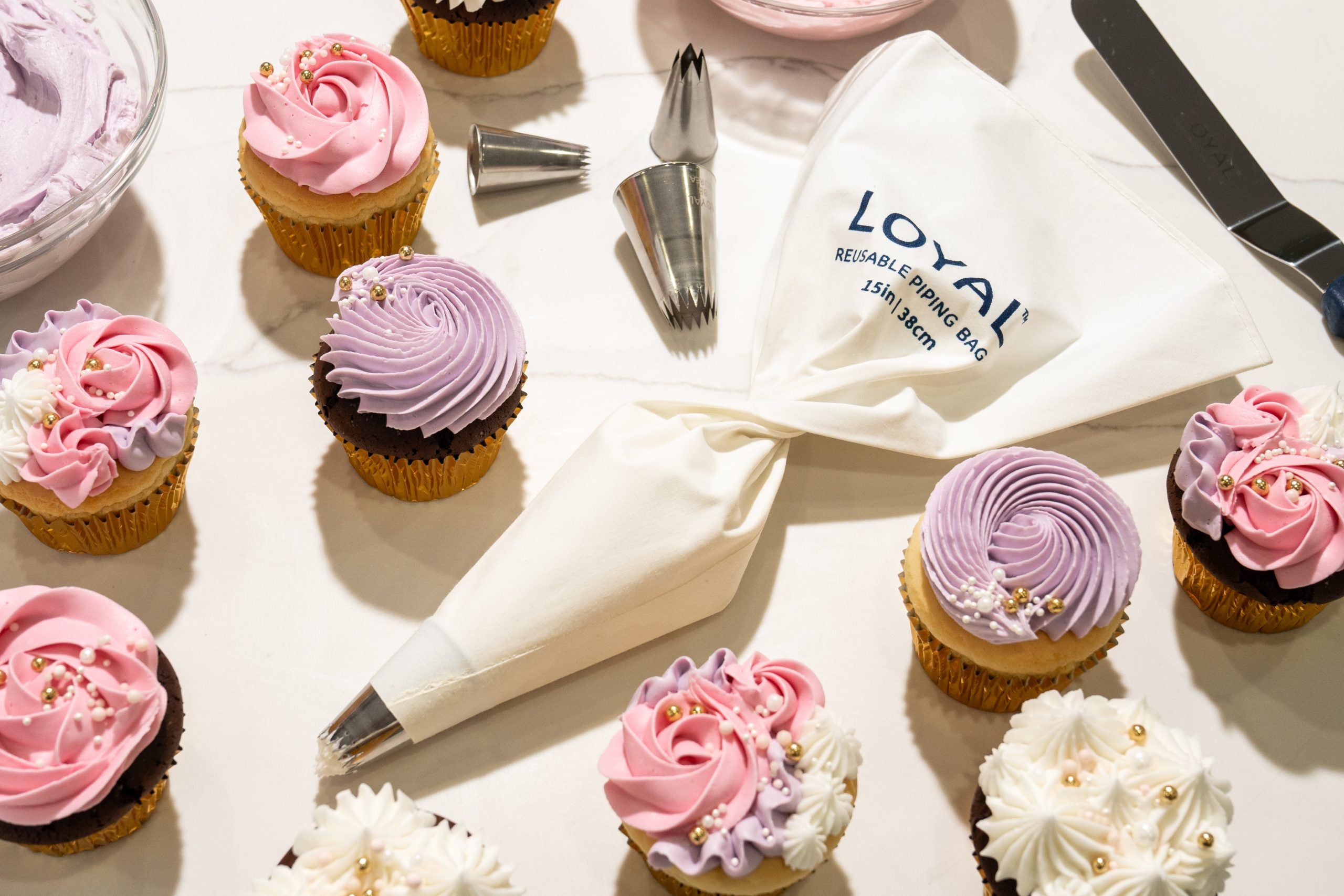 LOYAL Cotton Piping Bag Set 3 Piece