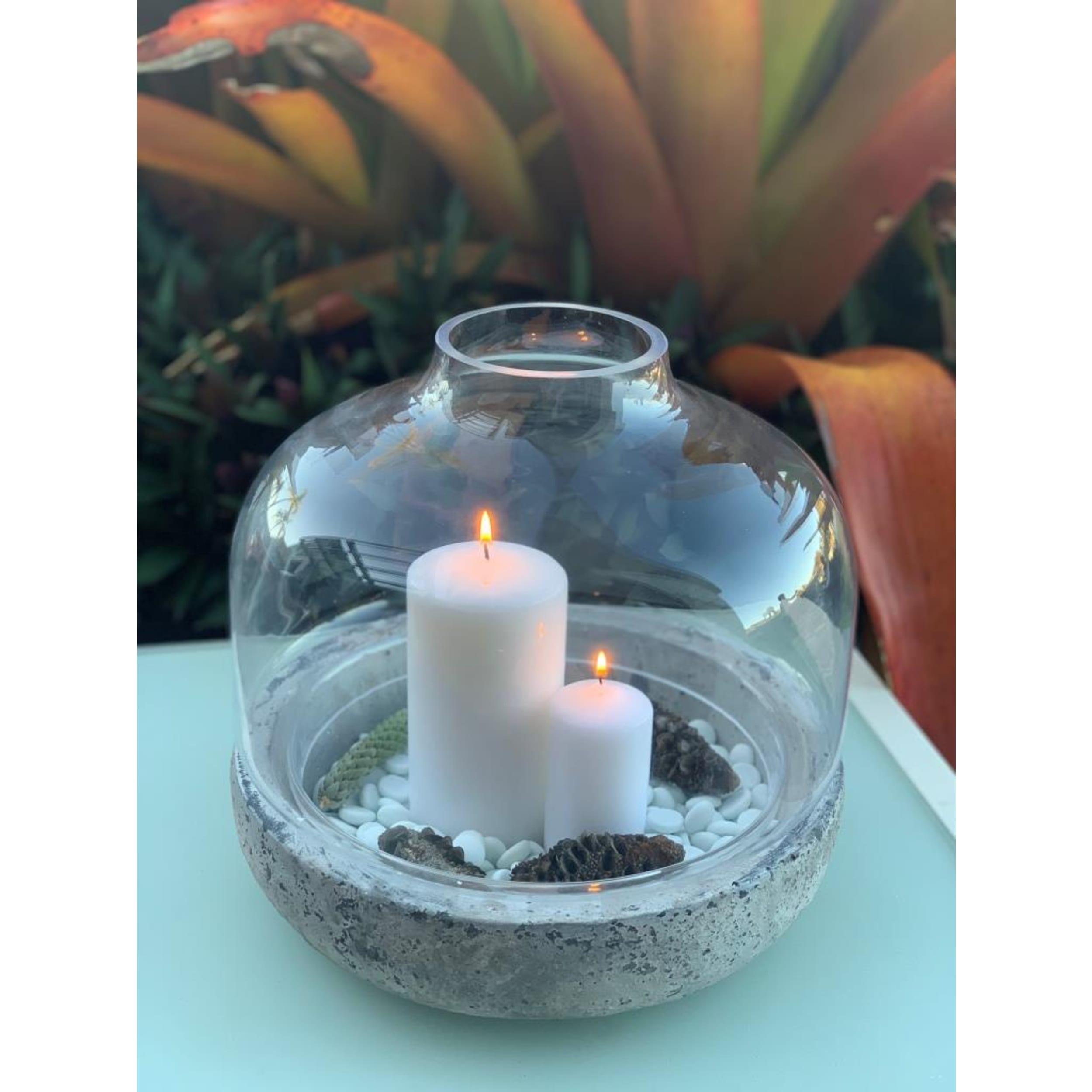Lume Pillar Candles 150x75mm White (12 Pack)