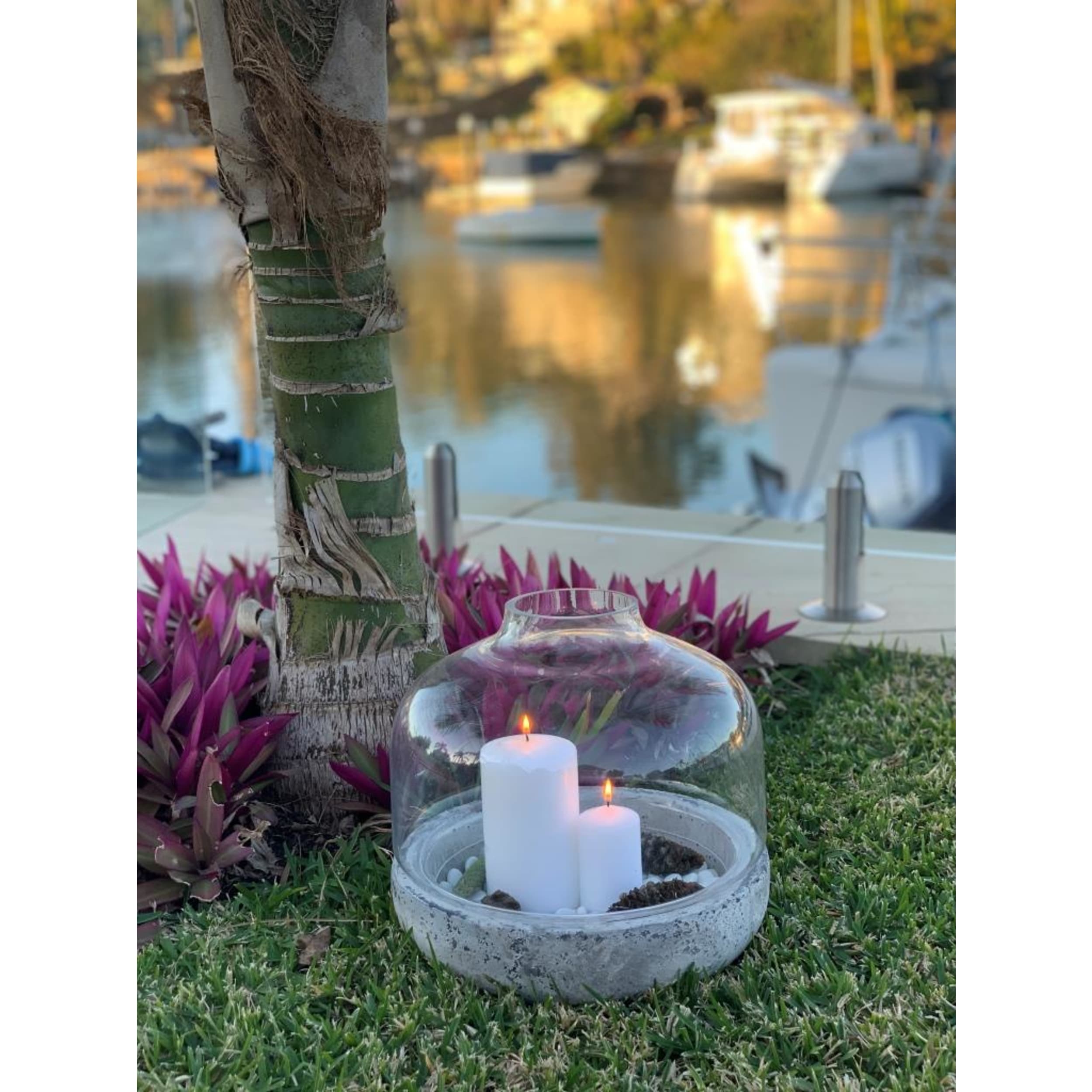 Lume Pillar Candles 100x50mm White (12 Pack)