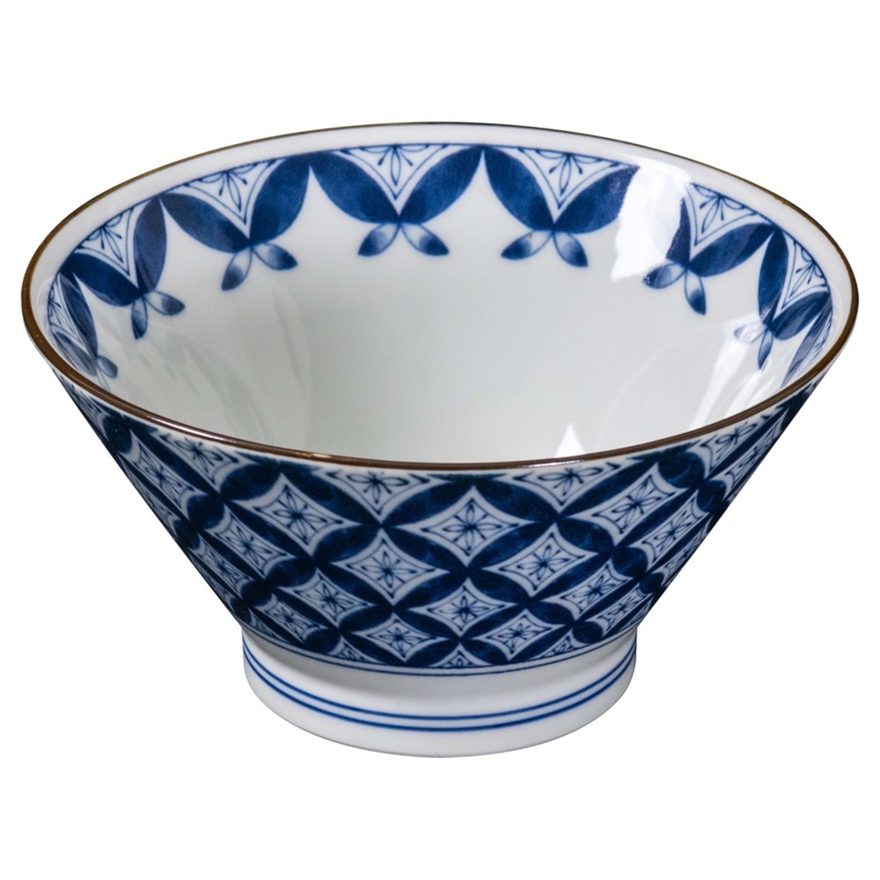 Omotenashi Sorigatadon Hanashippou 4 Piece Bowl & Chopstick Set 16x8.5cm