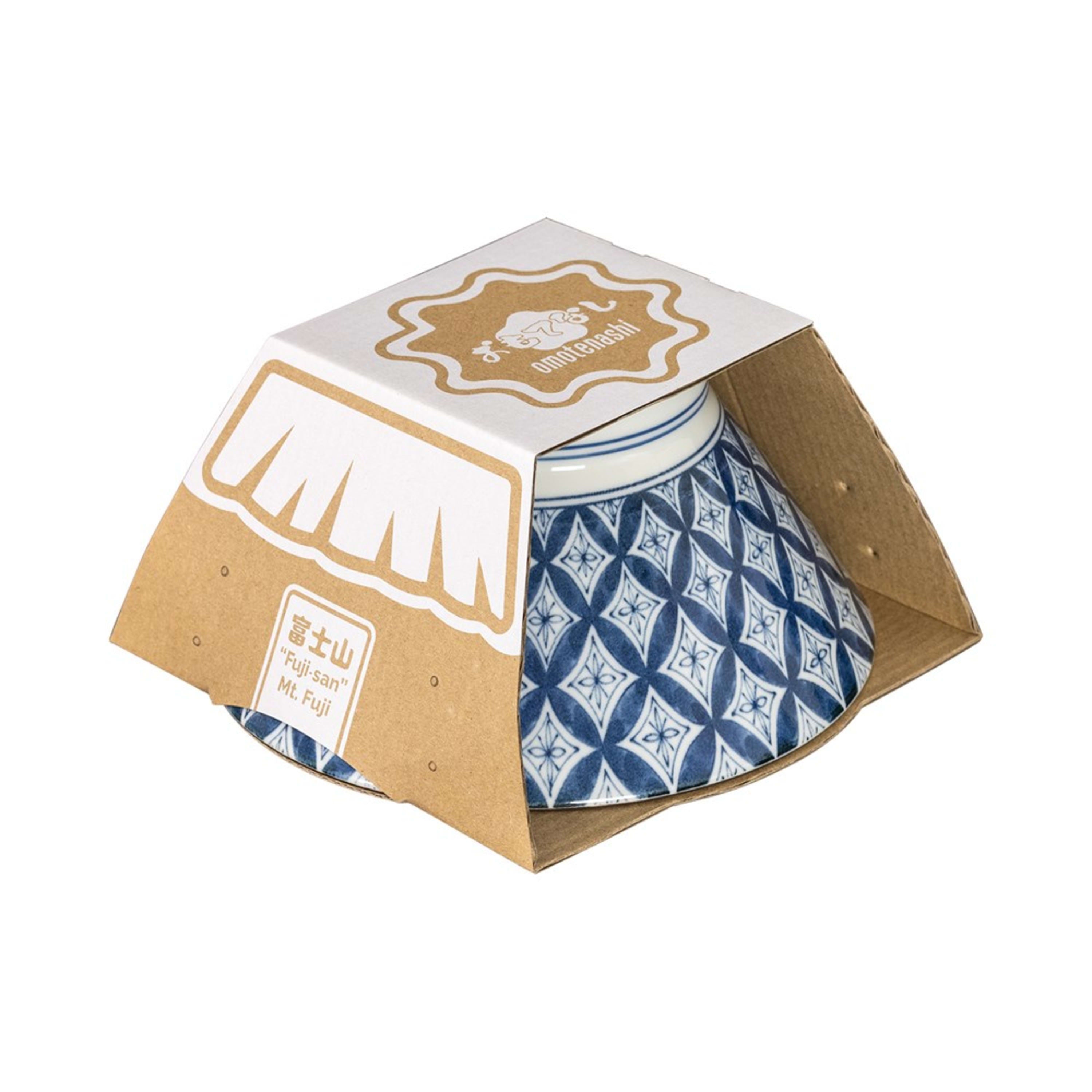 Omotenashi Hana Shippou Sorigatadon Bowl 19x9.3cm Gift Set