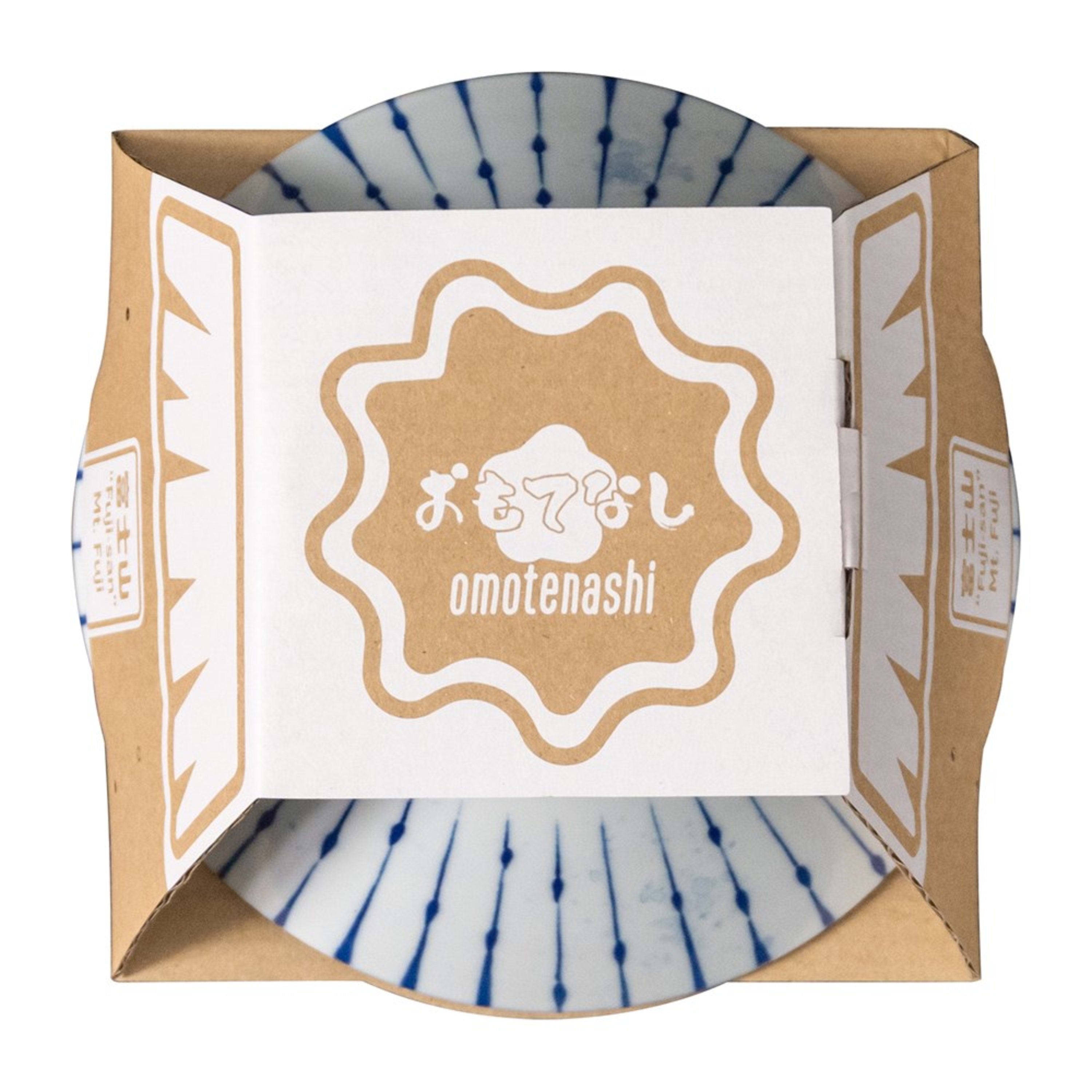 Omotenashi Fukizumi Tokusa Sorigatadon Bowl 19x9.3cm Gift Set