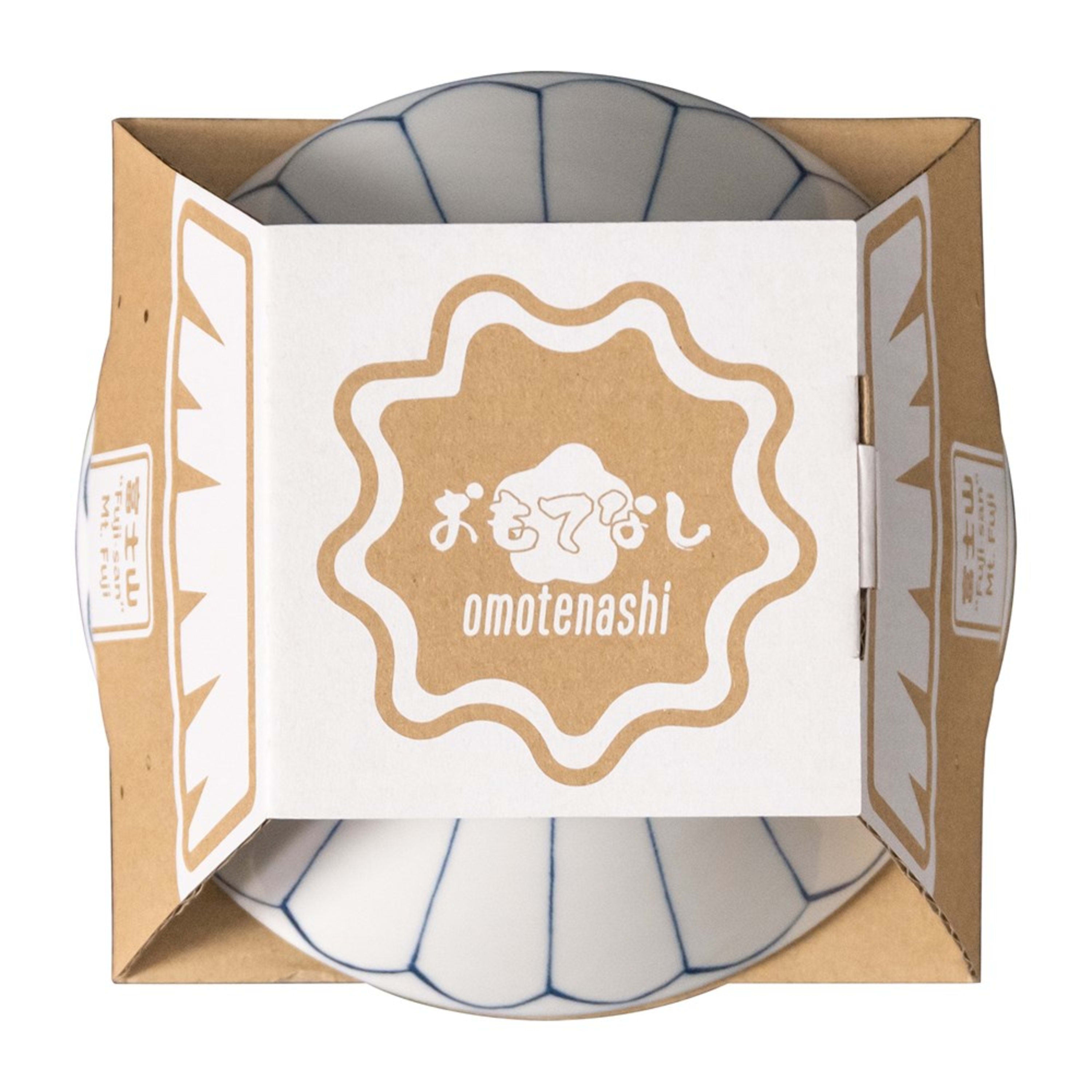 Omotenashi Kikusen Sorigatadon Bowl 19x9.3cm Gift Set