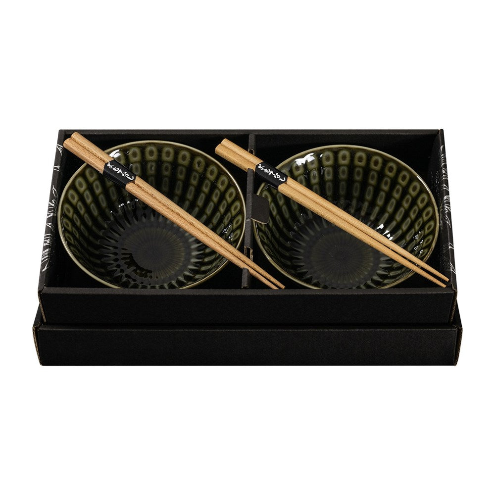 Omotenashi Croko Tokusa Green Gift Set for Two