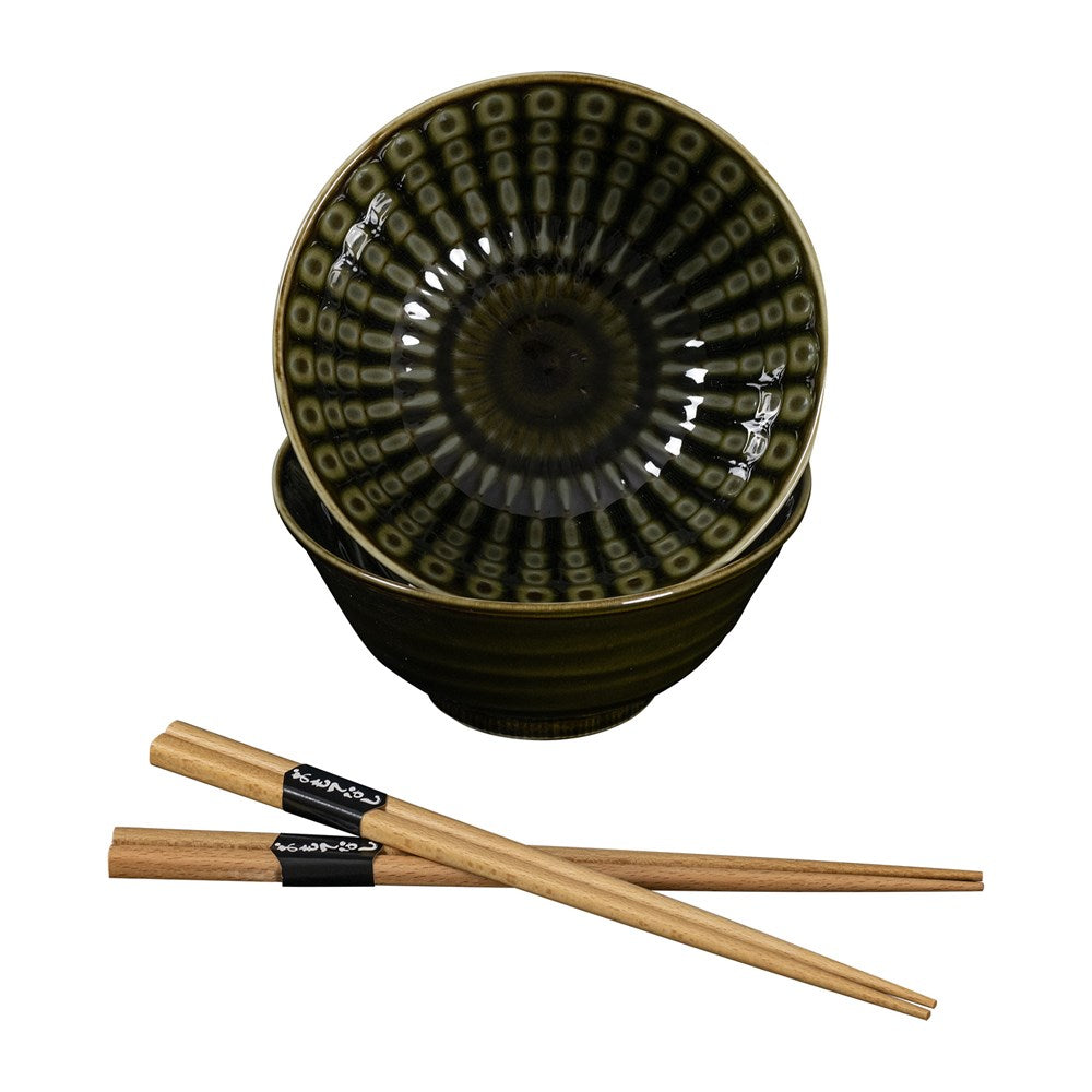 Omotenashi Croko Tokusa Green Gift Set for Two