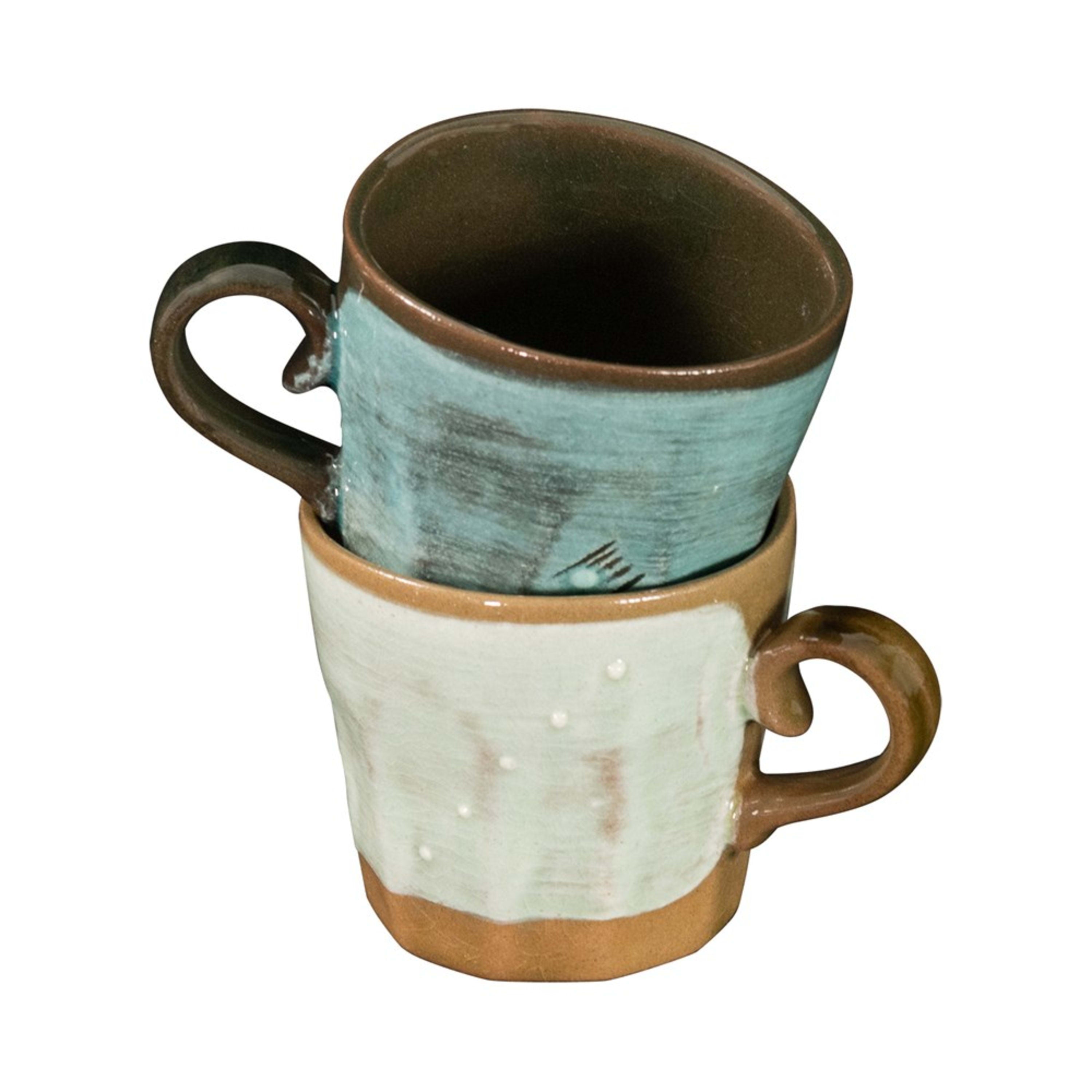 Omotenashi Youhen Glaze 2 Piece Mug Set 9x8.5cm
