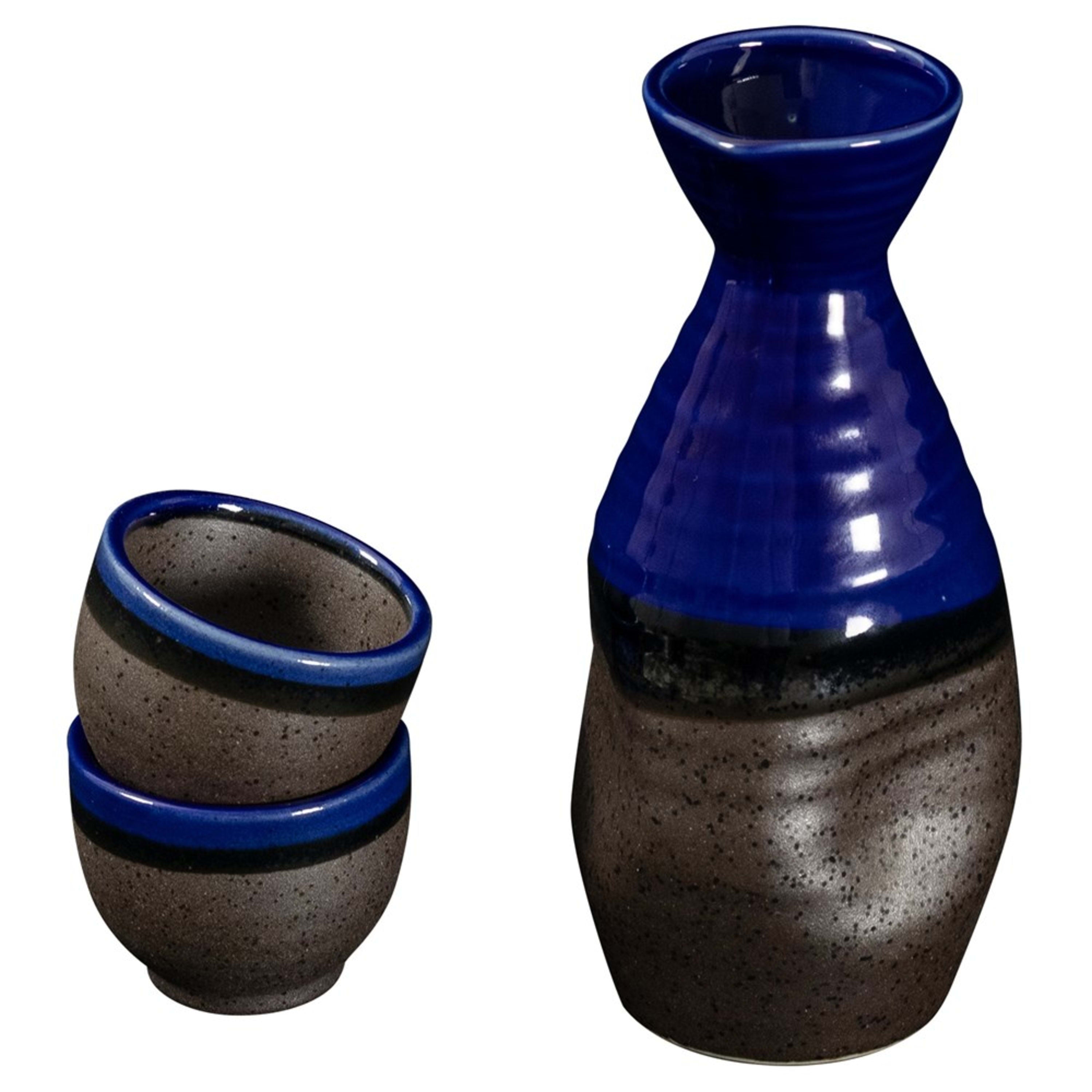 Omotenashi Blue Sake 2 Piece Cup Set 228ml