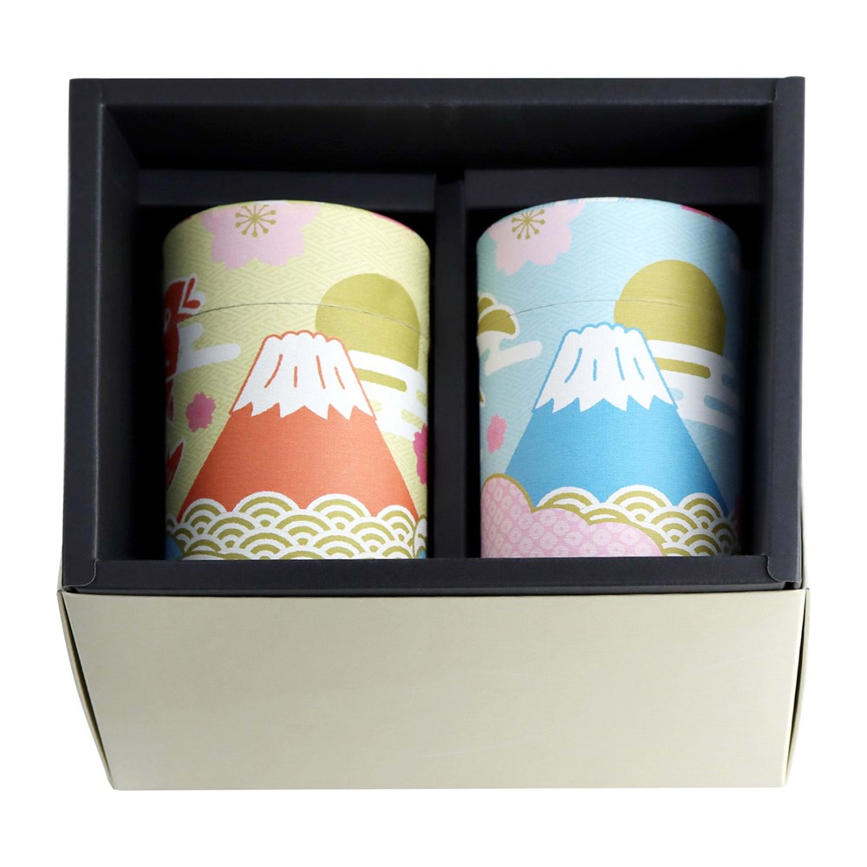 Omotenashi Fujiyami 2 Tea Canisters 100g