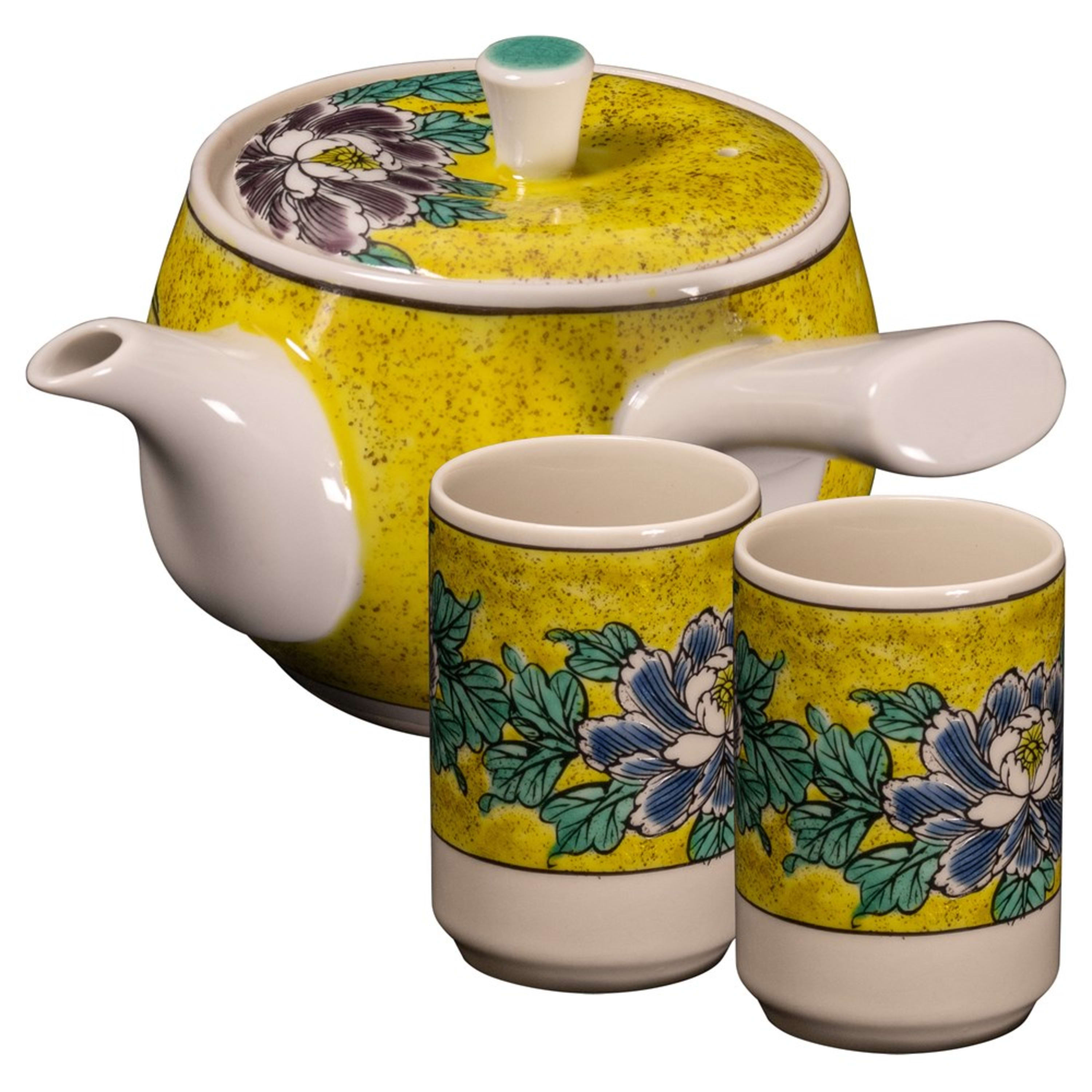 Omotenashi Yoshidayabotan Teapot - Limited Edition 2 Piece Cup Set