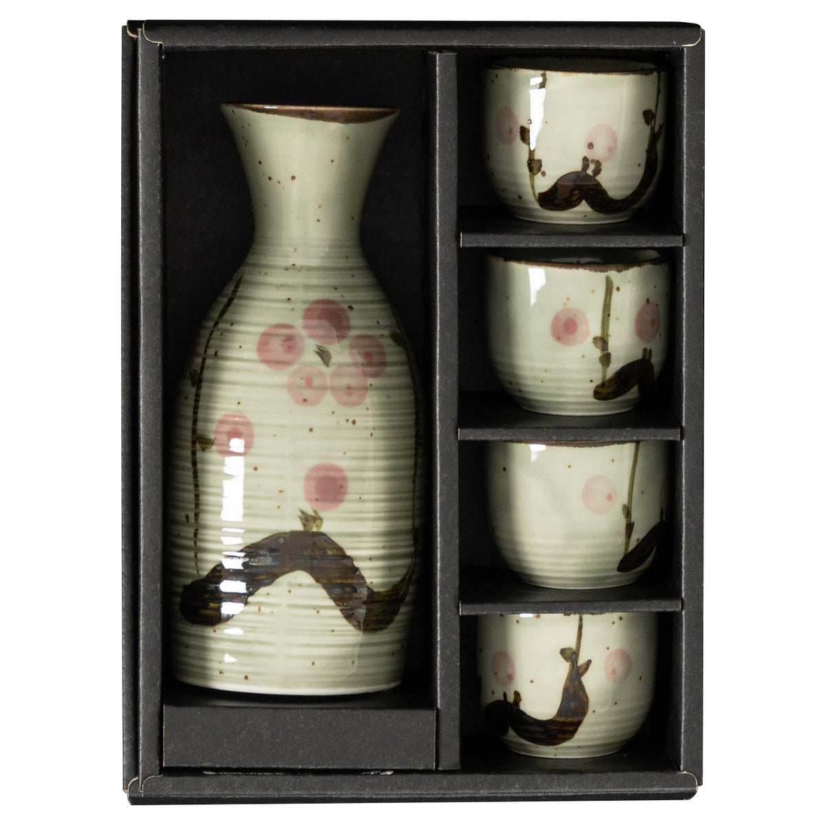 Omotenashi Mashiko Sake & Plum 4 Piece Cup Set 220ml