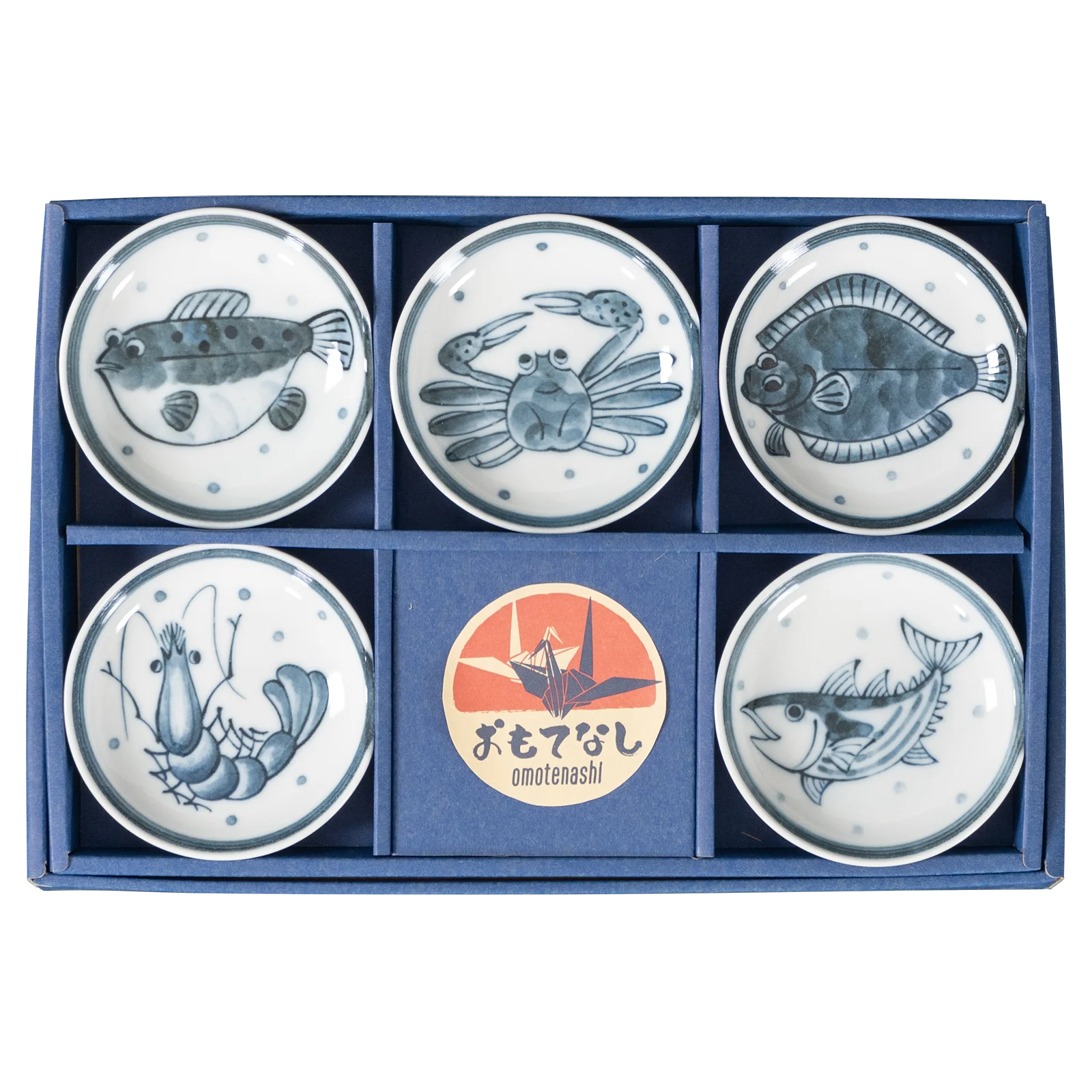 Omotenashi Sea Creatures Serving Gift Set