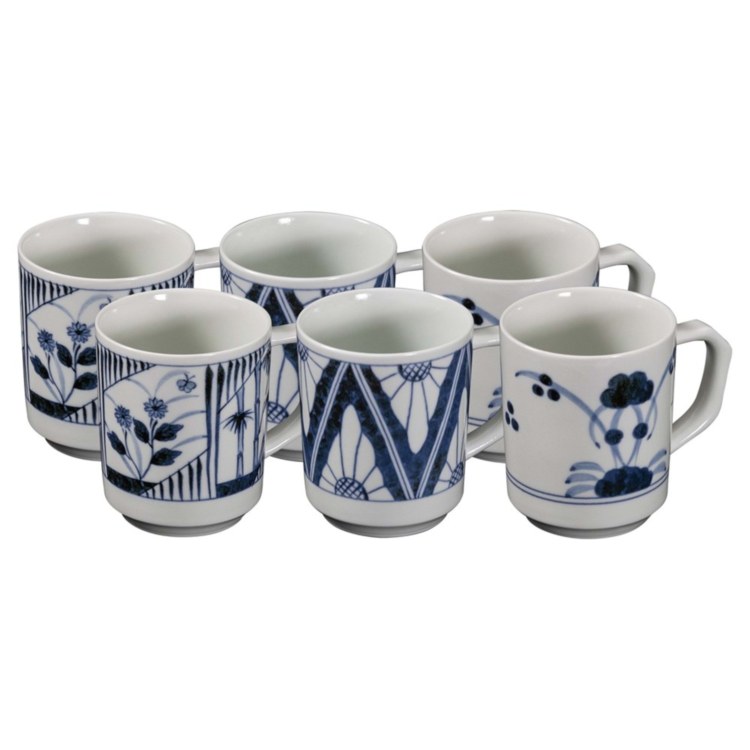 Omotenashi Soukamonn & Kikumon & Shikunshi - Limited Edition 3 Piece Mug Set 7.7x9.3cm 300ml