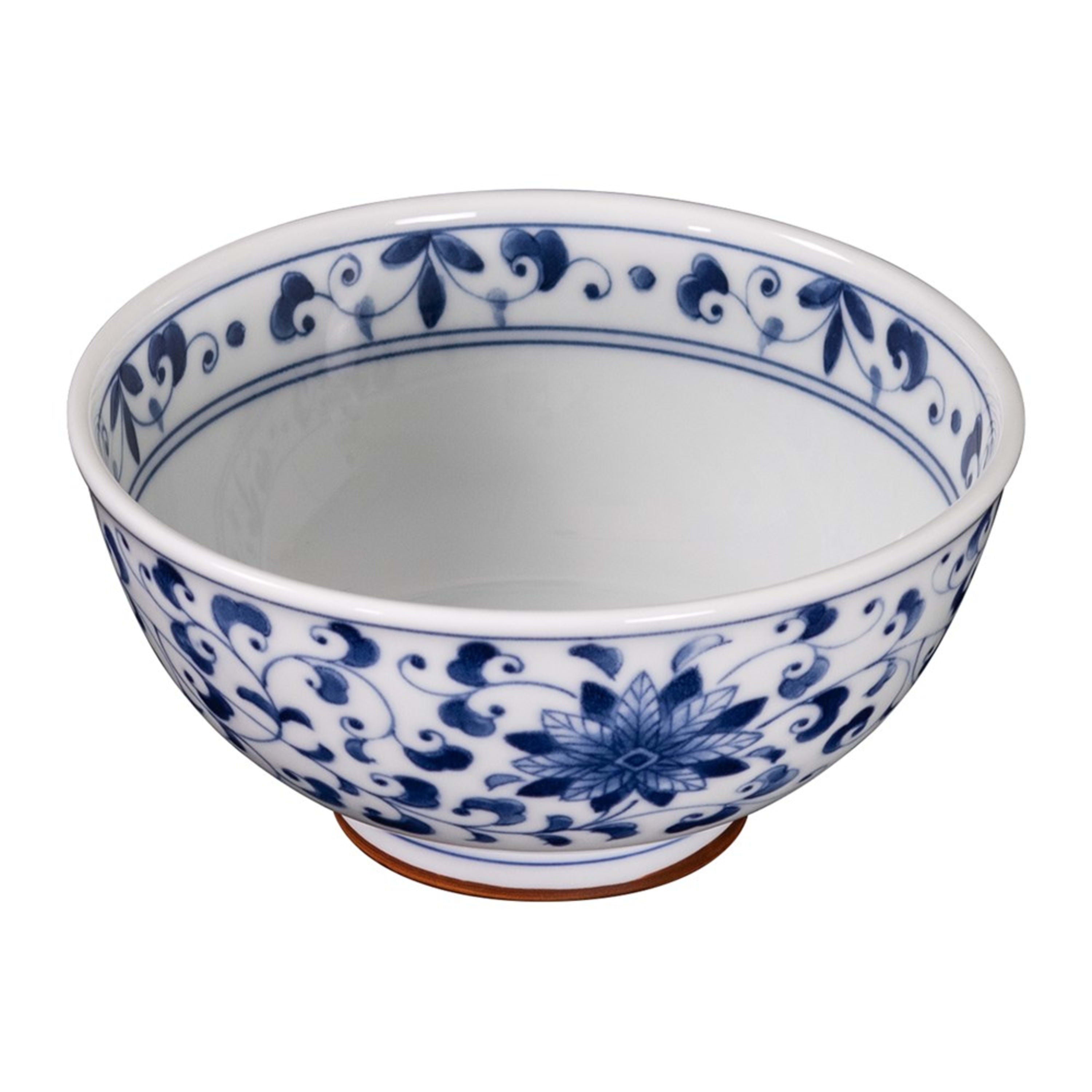 Omotenashi Kiku Karakusa Donburi Bowl 16.5x8cm