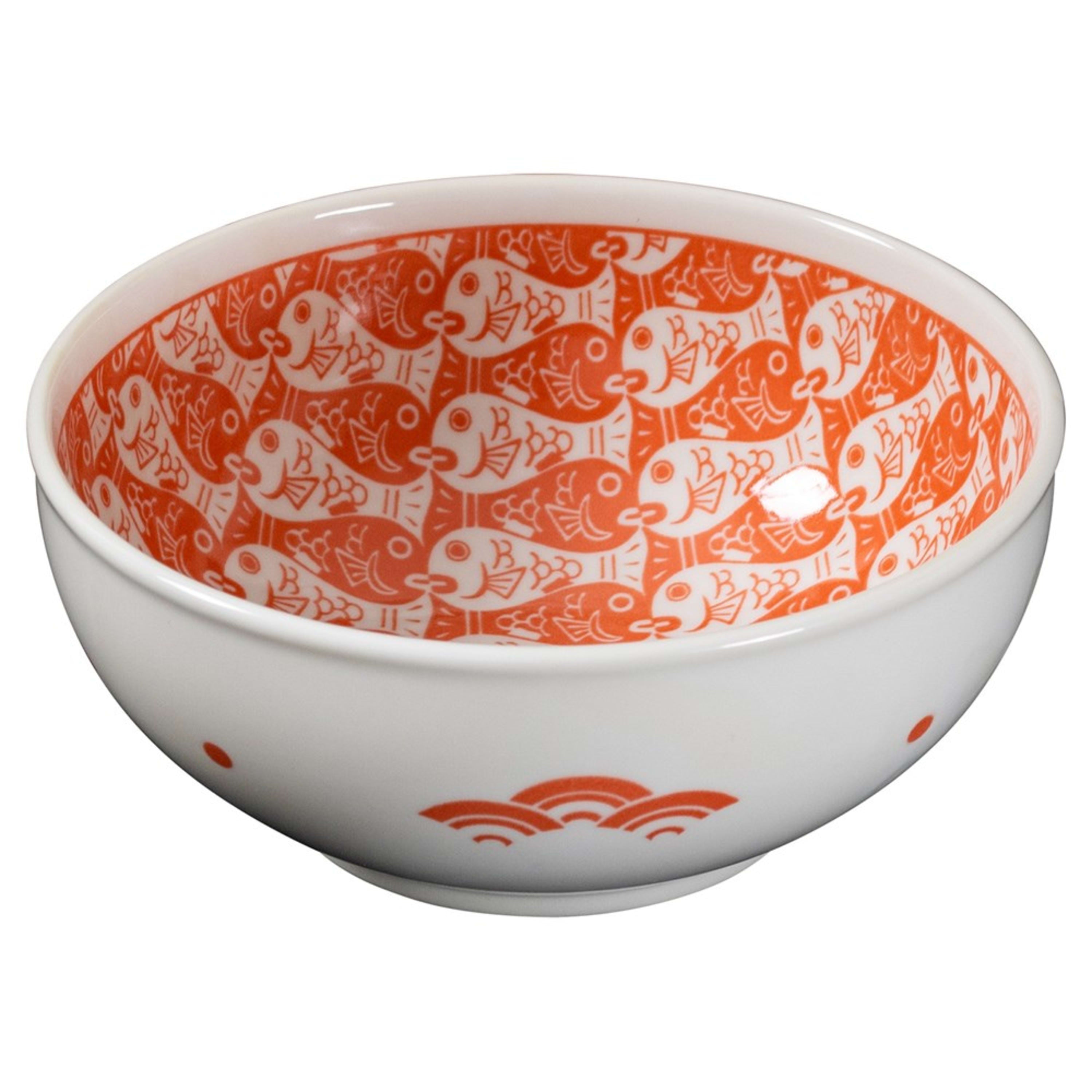 Omotenashi Medetai Bowl 16x6.8cm - Red