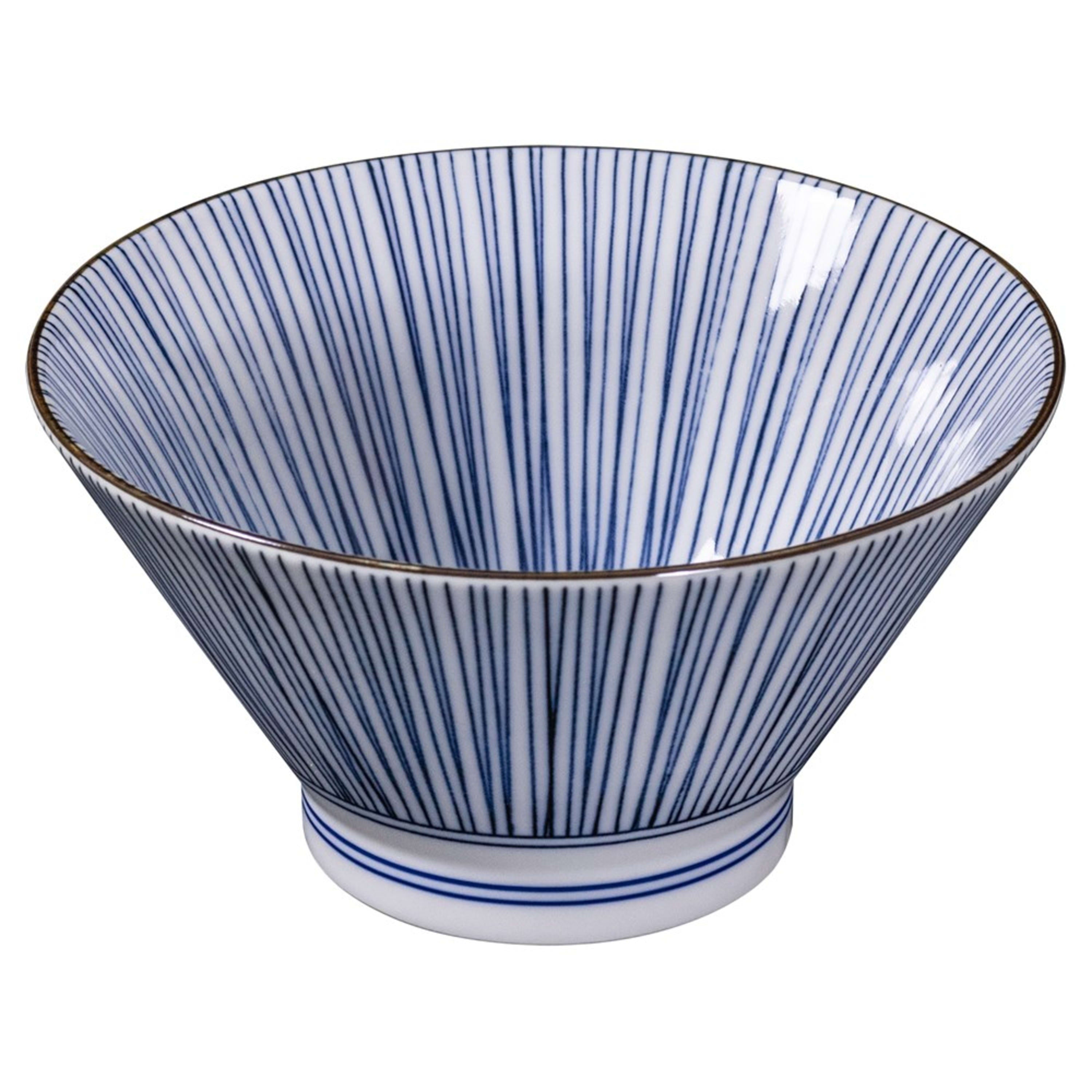 Omotenashi Sorigatadon Hoso Tokusa 4 Piece Bowl & Chopstick Set 16x8.5cm