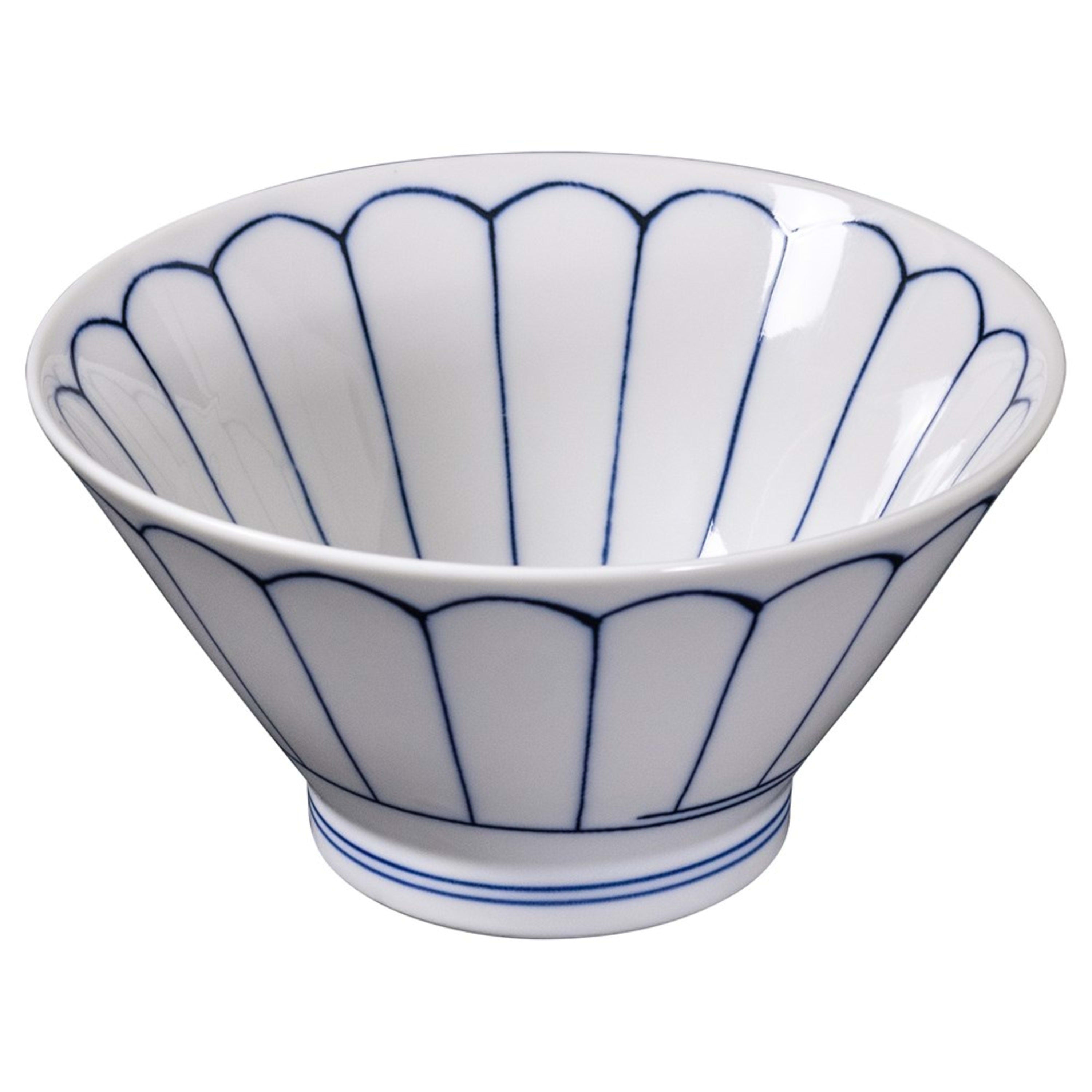 Omotenashi Sorigatadon Kikusen 4 Piece Bowl & Chopstick Set 16x8.5cm