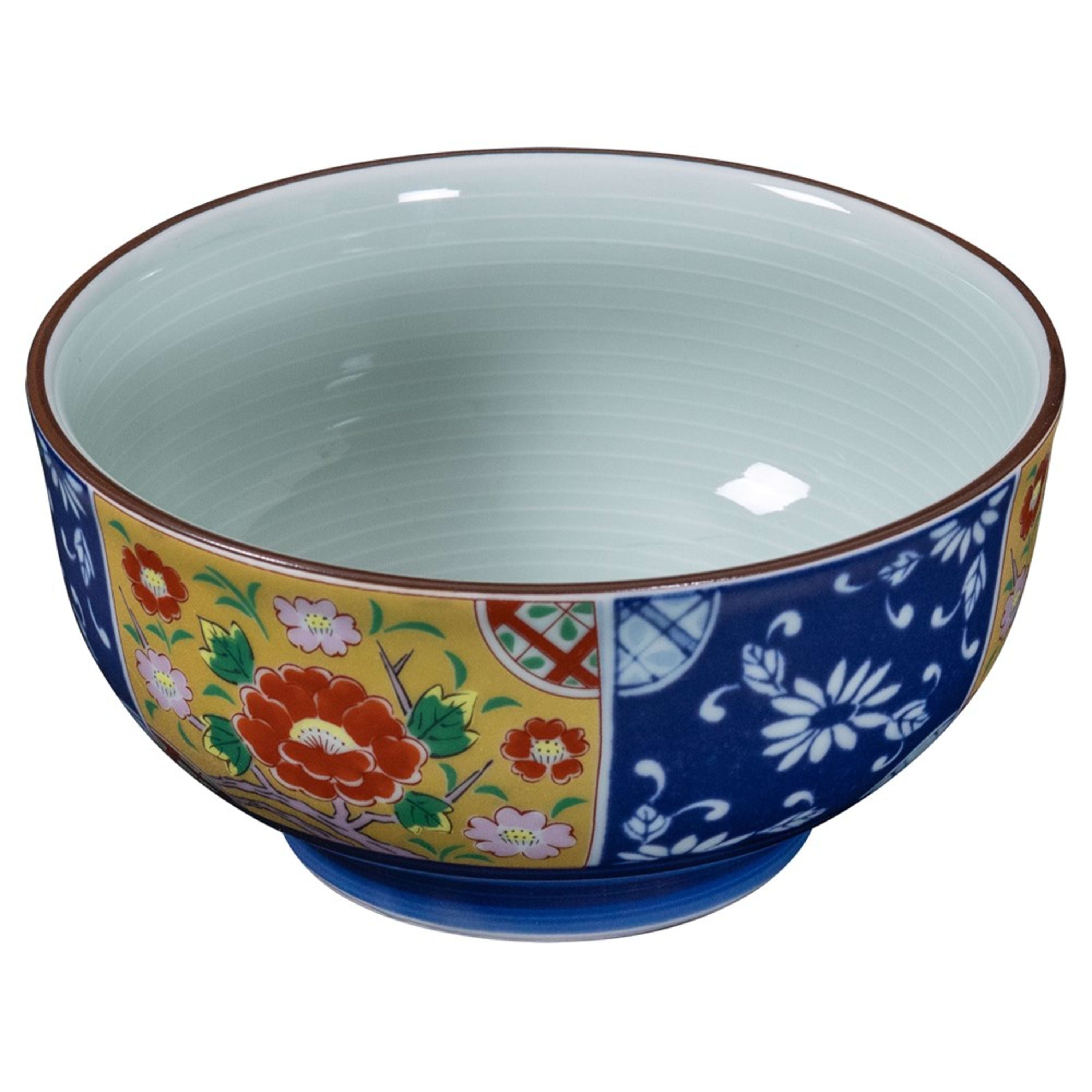 Omotenashi Sori Kinnsaibotan - Limited Edition 4 Piece Bowl & Chopstick Set 16x8cm