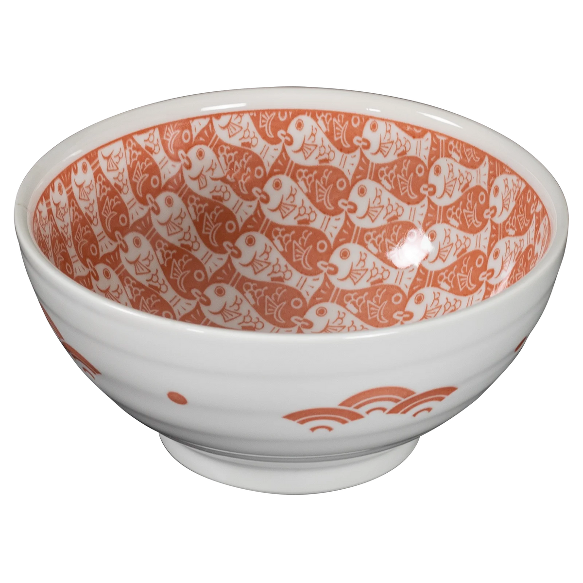 Omotenashi Medetai Red Ramen Bowl with Chopsticks 18.5x9cm Gift Set