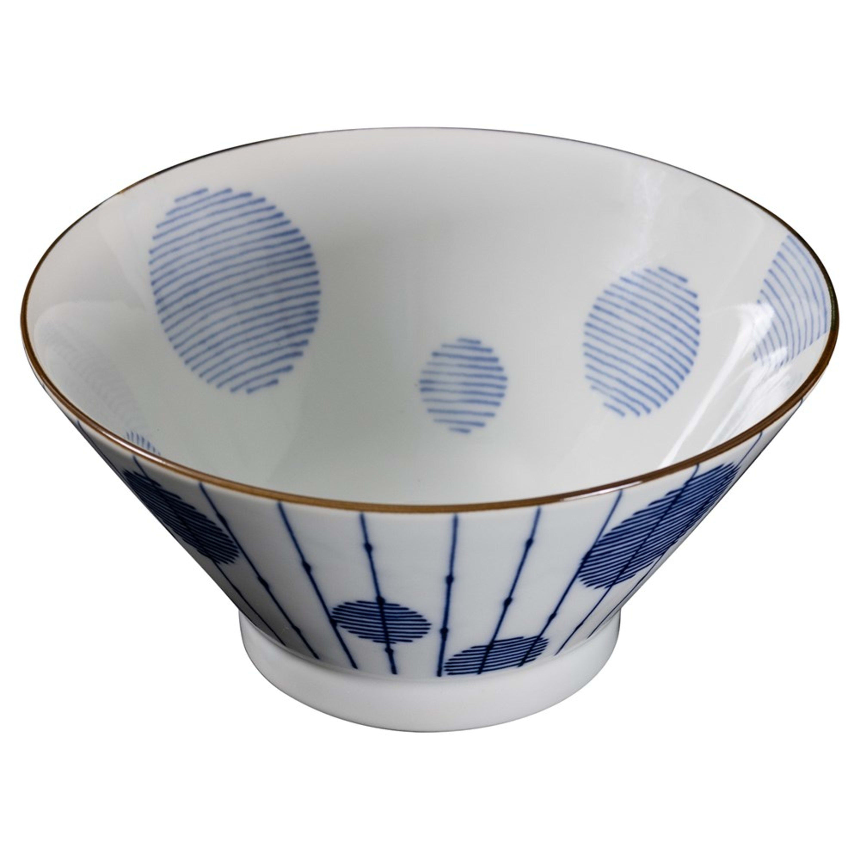 Omotenashi Sorigatadon Mizutama Tokusa 4 Piece Bowl & Chopstick Set 16x8.5cm