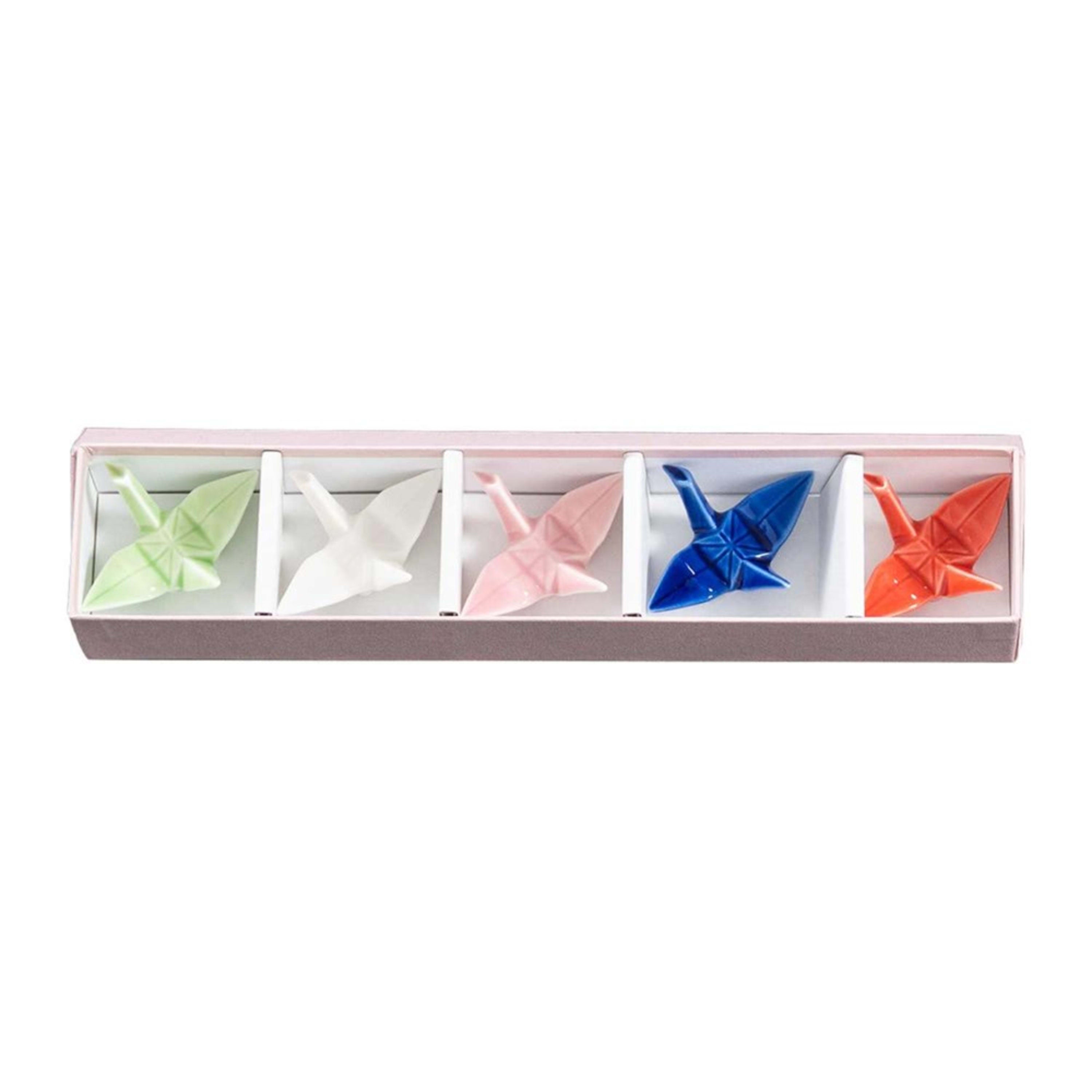 Omotenashi Tsuru 5 Piece Chopstick Rest Set