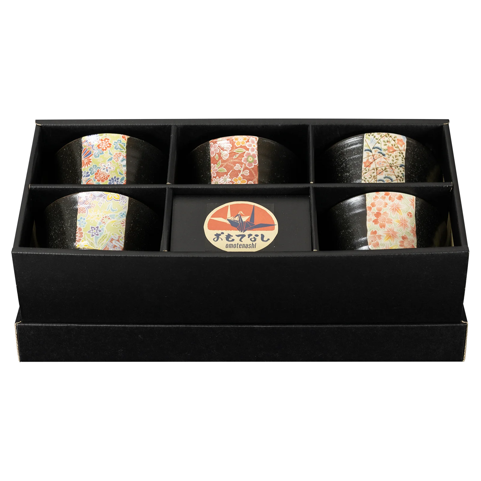 Omotenashi Hanayuzen Tea Bowl Set