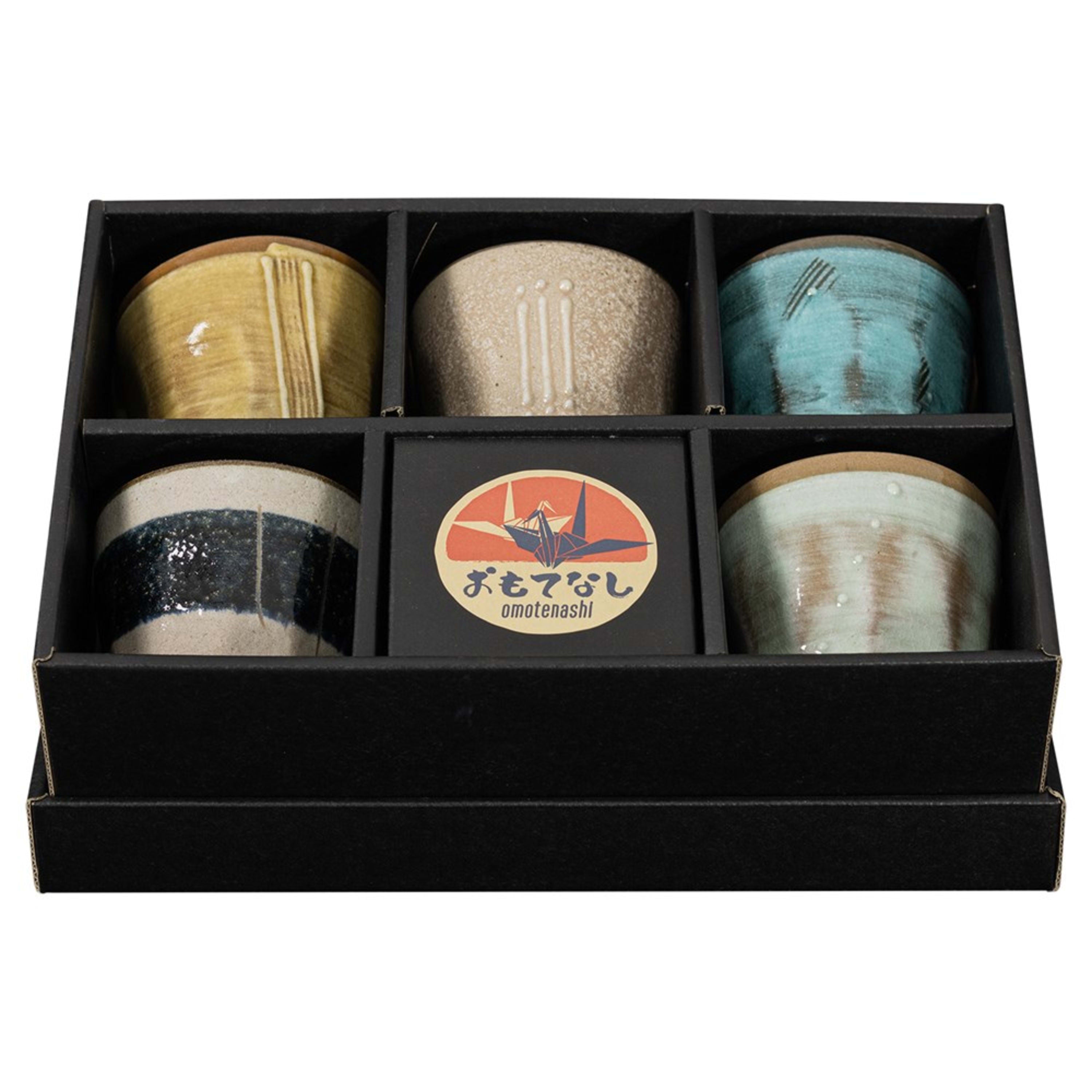 Omotenashi Hachiyouhen 5 Piece Cup Set 9x8cm