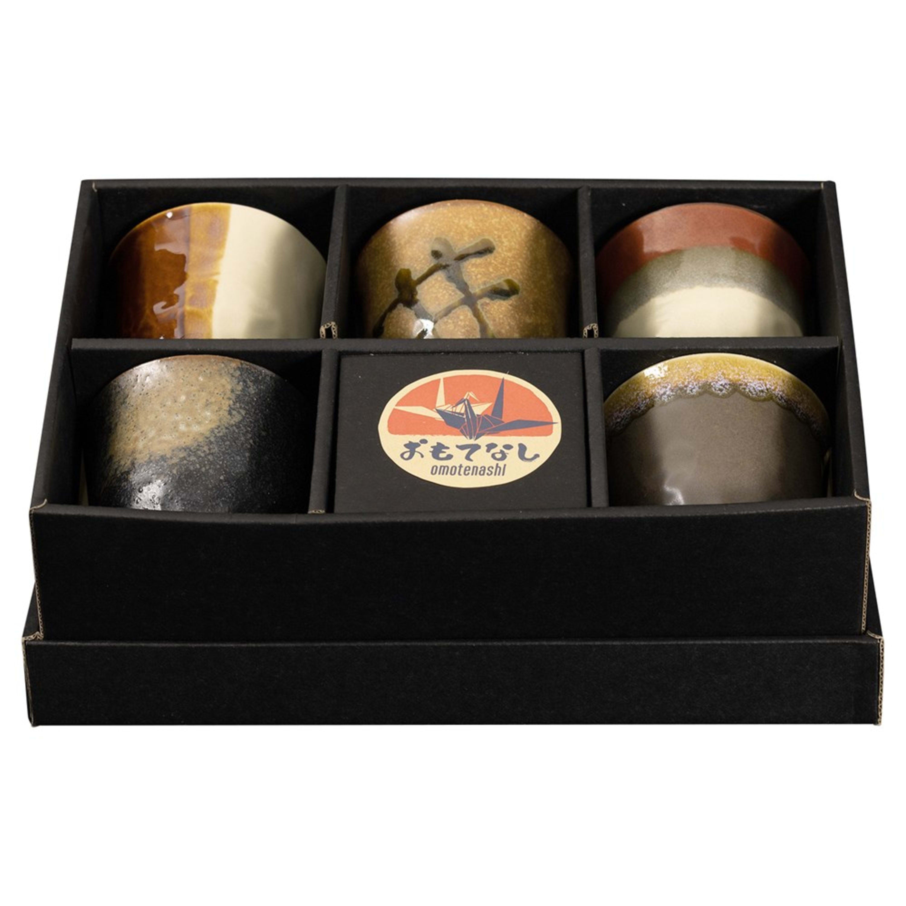 Omotenashi Dansai 5 Piece Cup Set 9x9cm