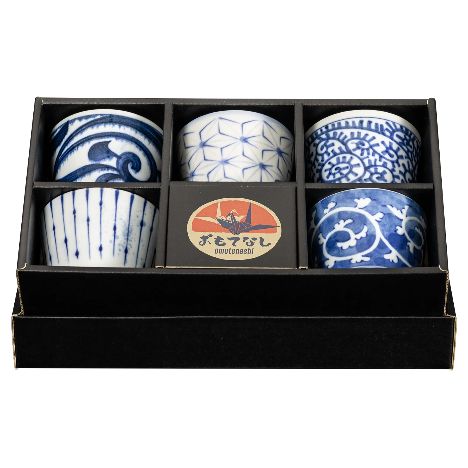 Omotenashi Aizome Sobachoko Tea Cup Set