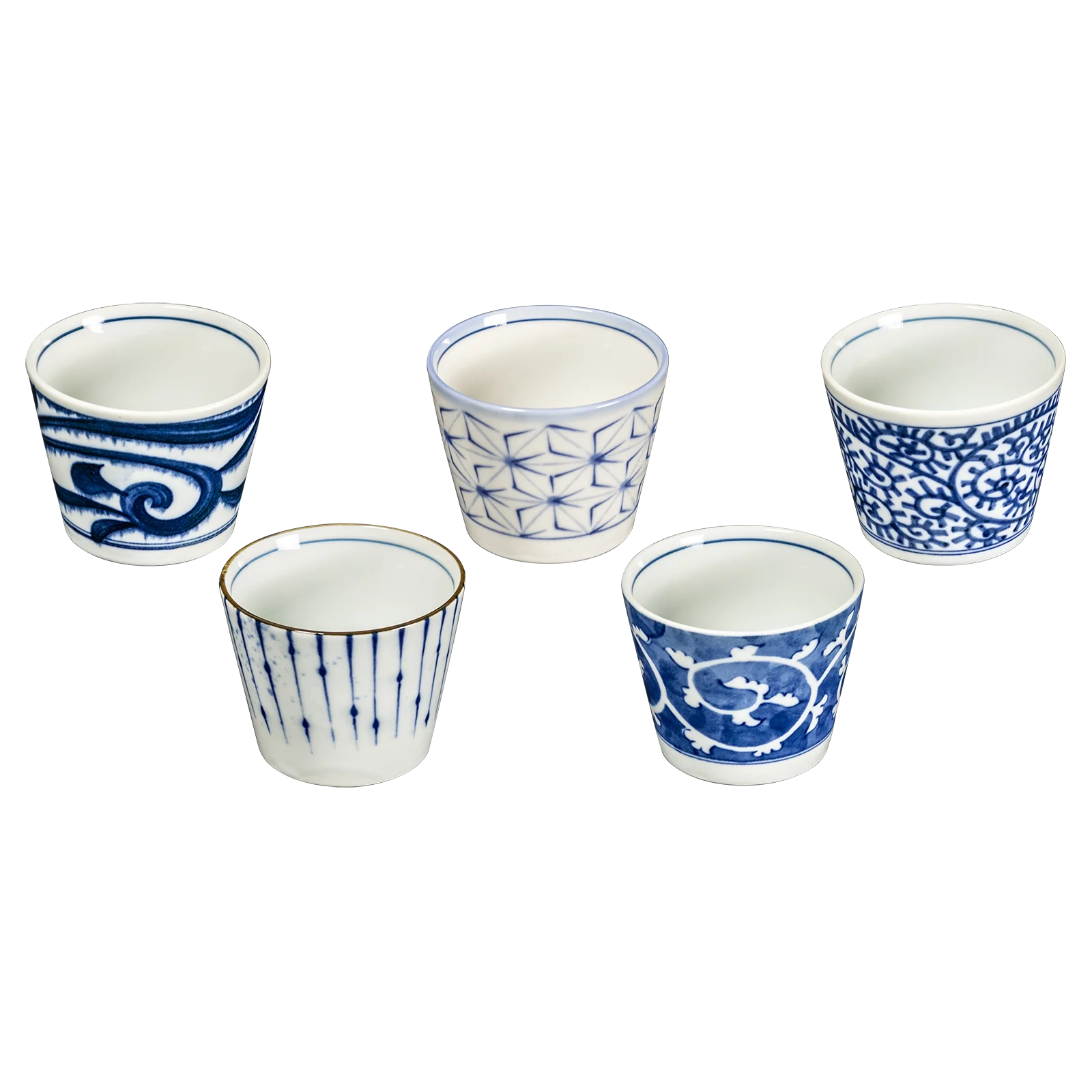 Omotenashi Aizome Sobachoko Tea Cup Set