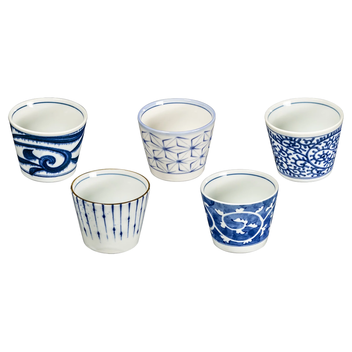 Omotenashi Aizome Sobachoko Tea Cup Set
