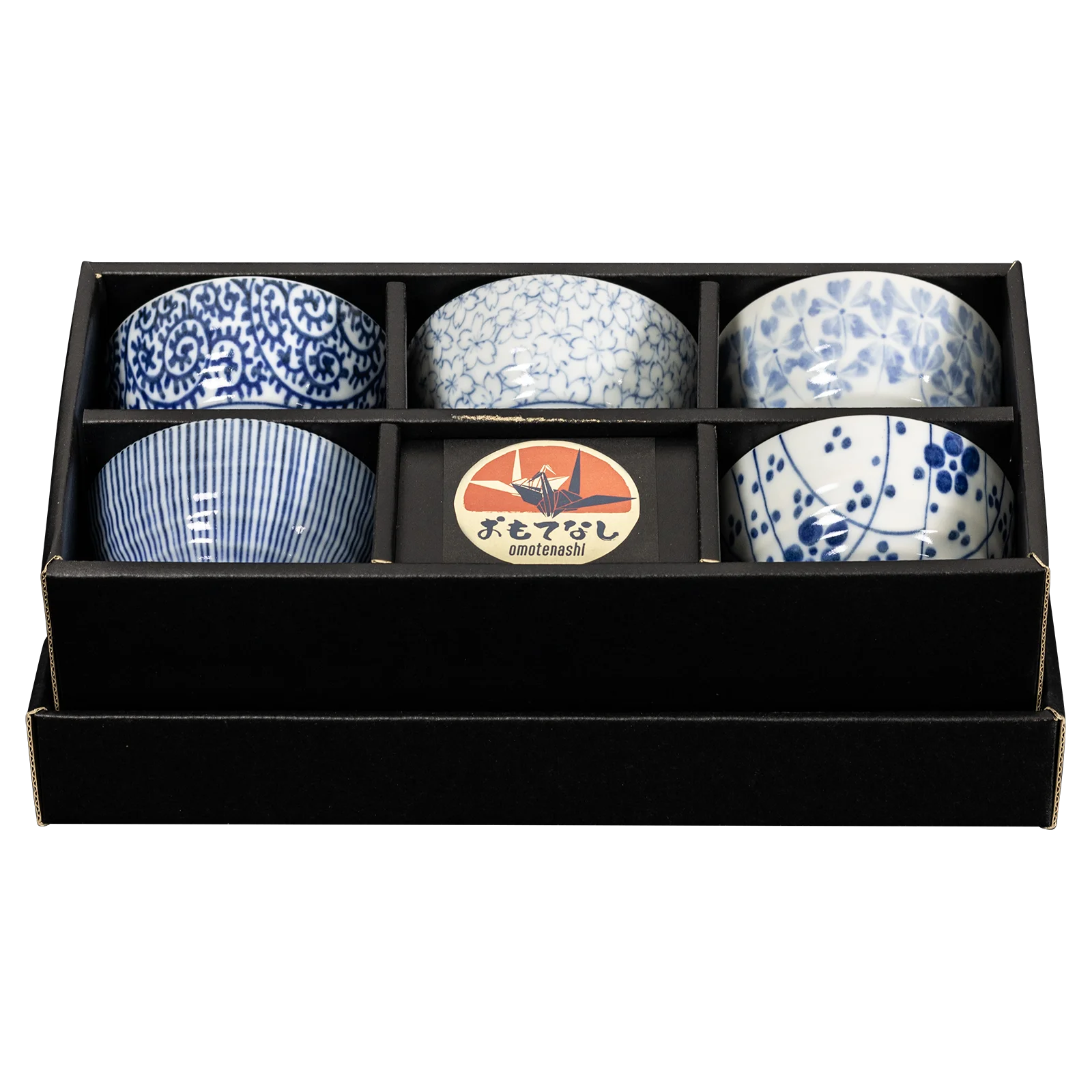 Omotenashi Aizome Yunomi Tea Bowl Set