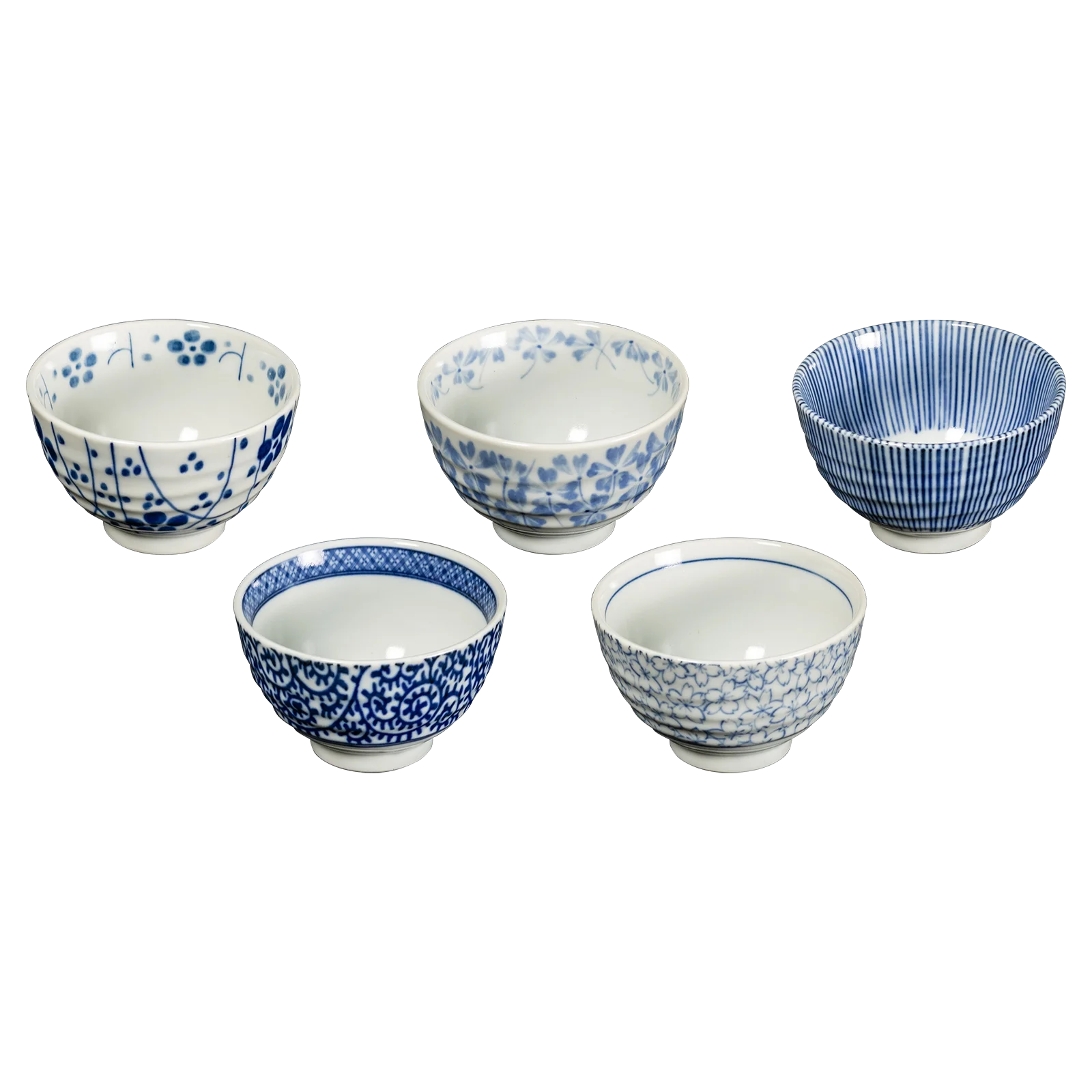 Omotenashi Aizome Yunomi Tea Bowl Set