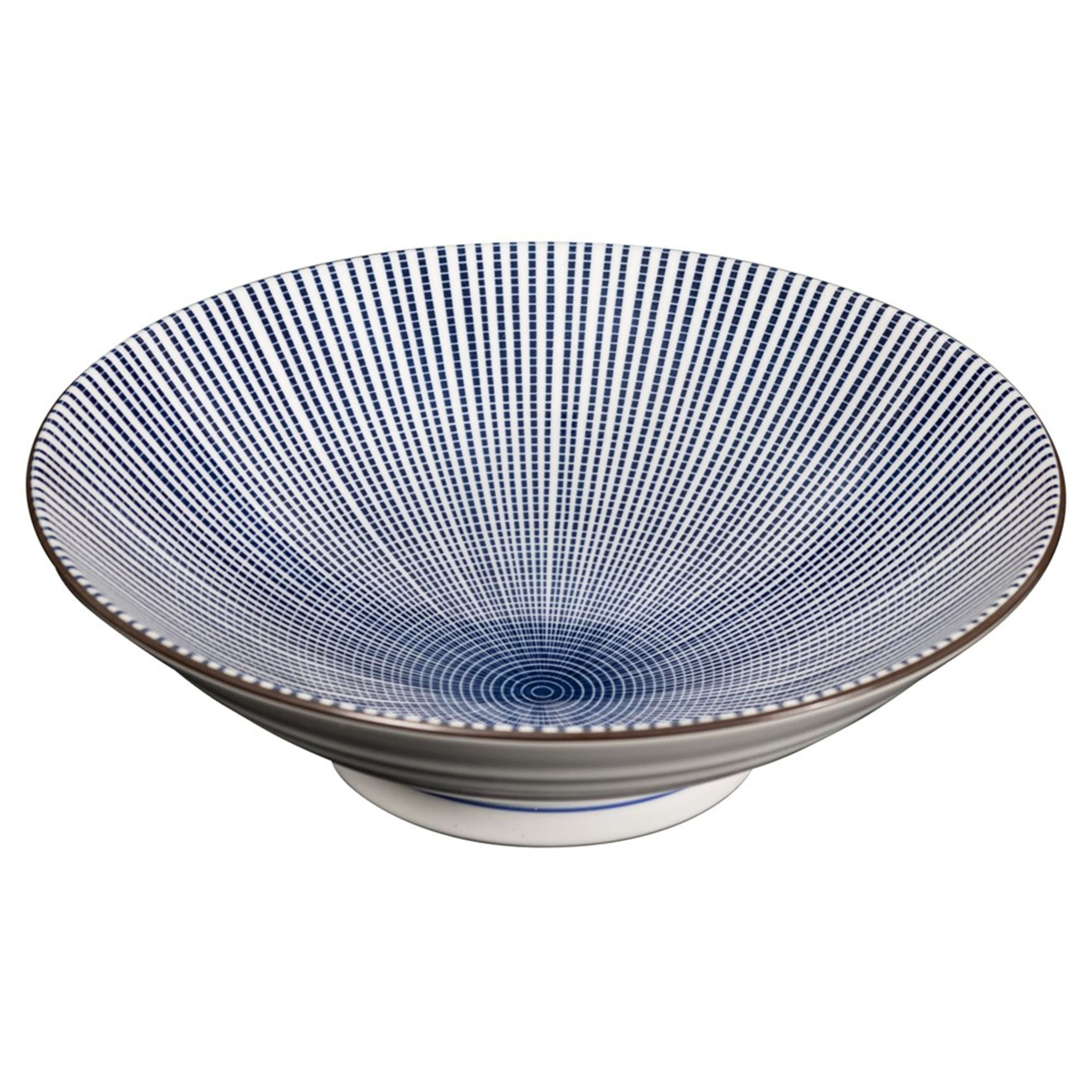 Omotenashi Sendan Tokusa Large Serving Bowl 24.5x7.5cm Gift Set