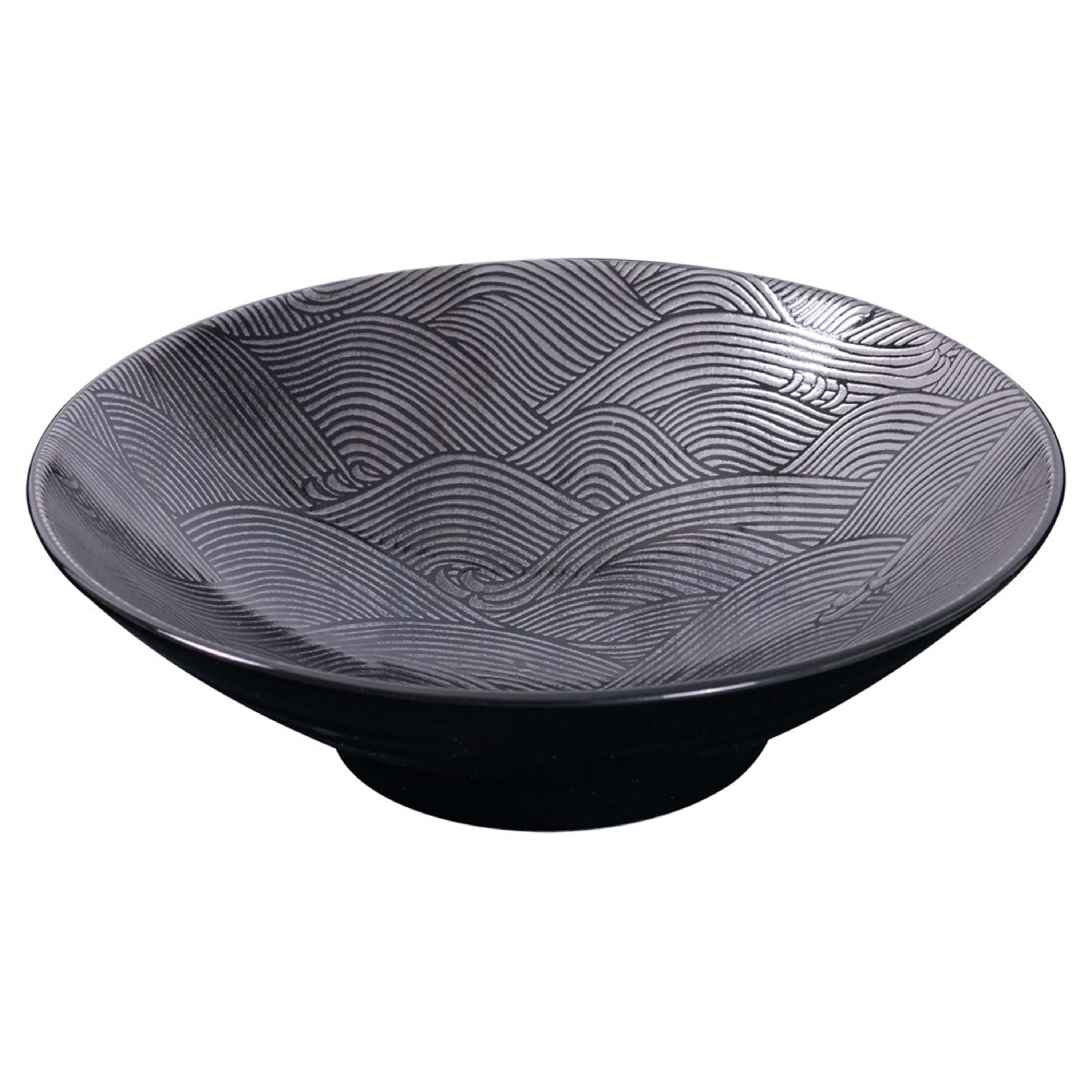 Omotenashi Ginsaiseikaiha Large Serving Bowl 24.5x7.5cm Gift Set